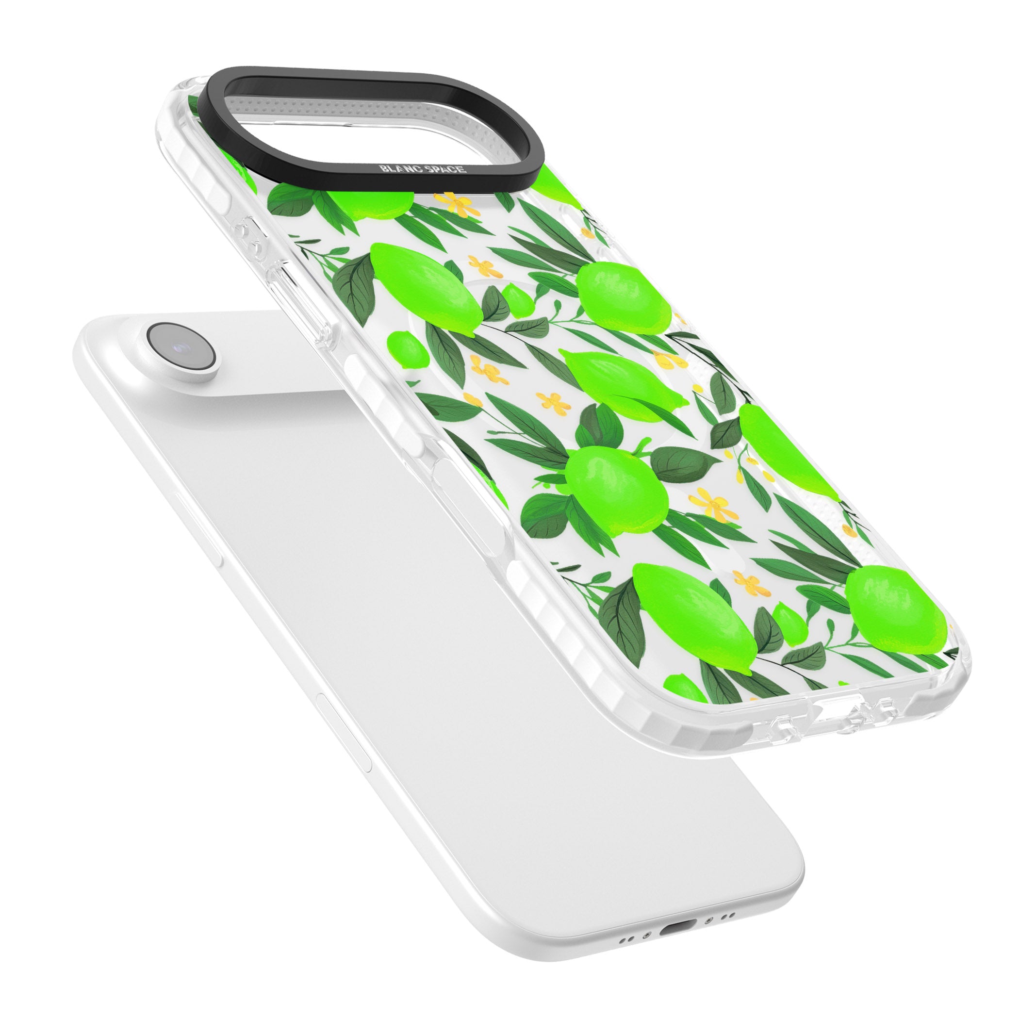 Lime Pattern iPhone 17 Air Impact Pro Clear Phone Case Colours