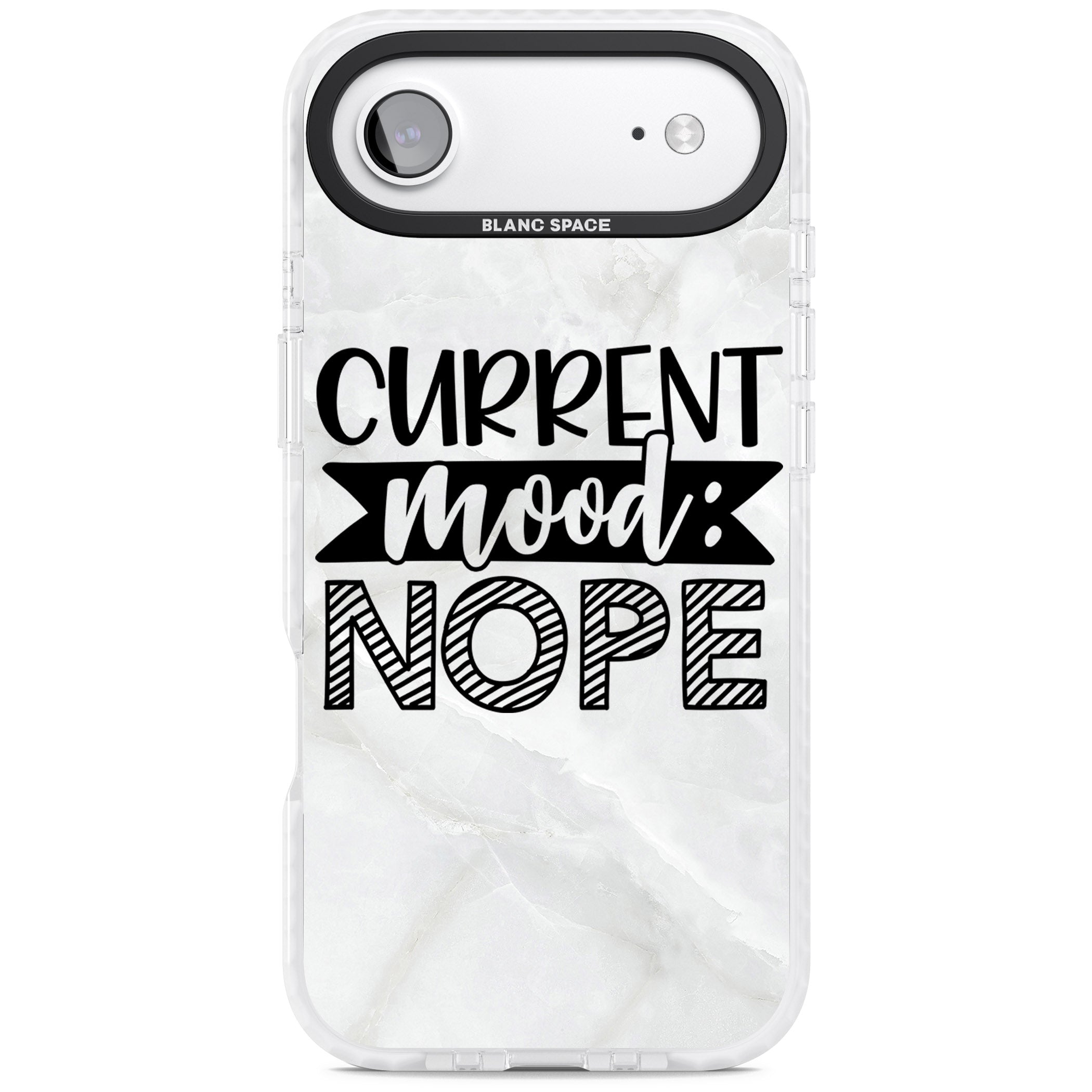 Current Mood Nope iPhone 17 Air Impact Pro Clear Phone Case