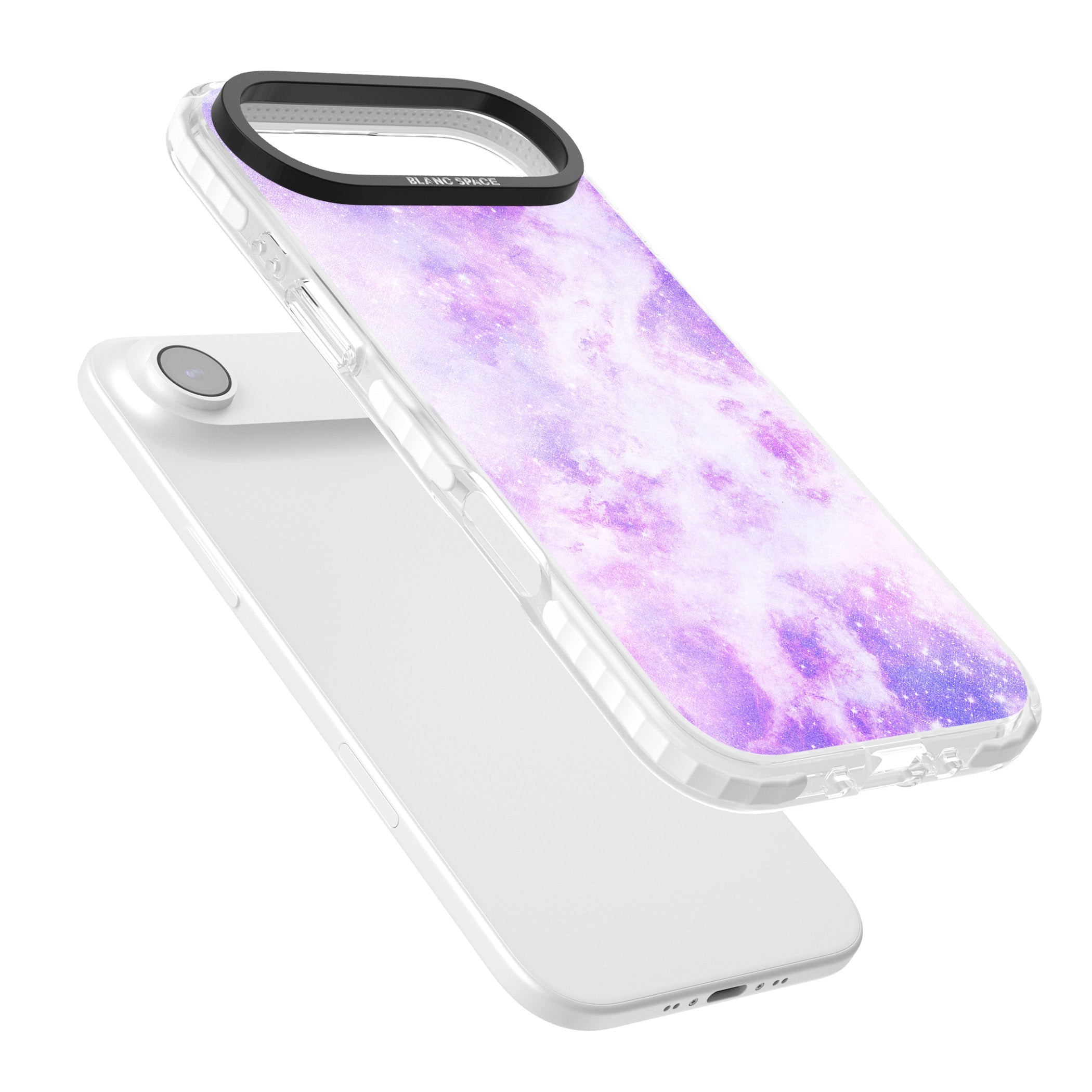 Purple Galaxy Vibes iPhone 17 Air Impact Pro Clear Phone Case Colours