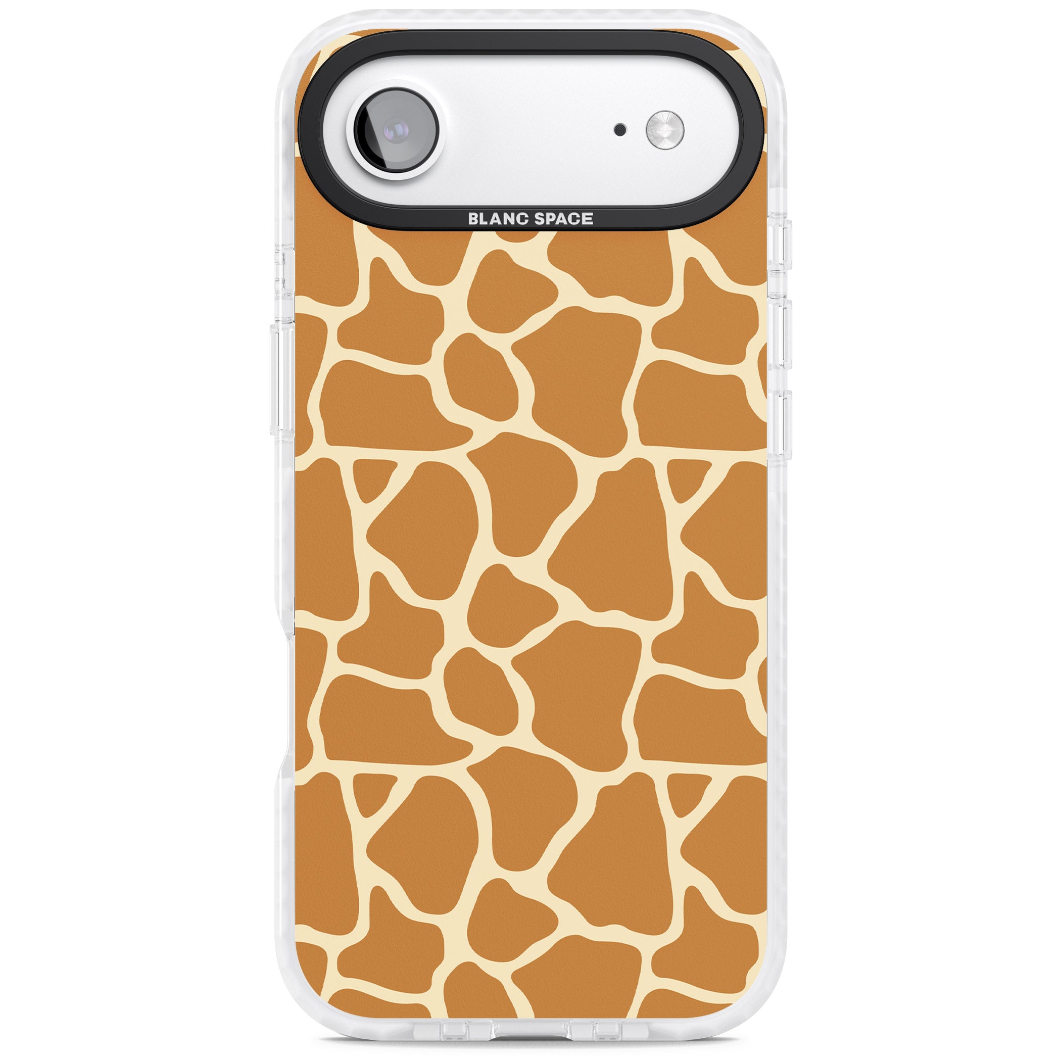 Giraffe Pattern iPhone 17 Air Impact Pro Clear Phone Case