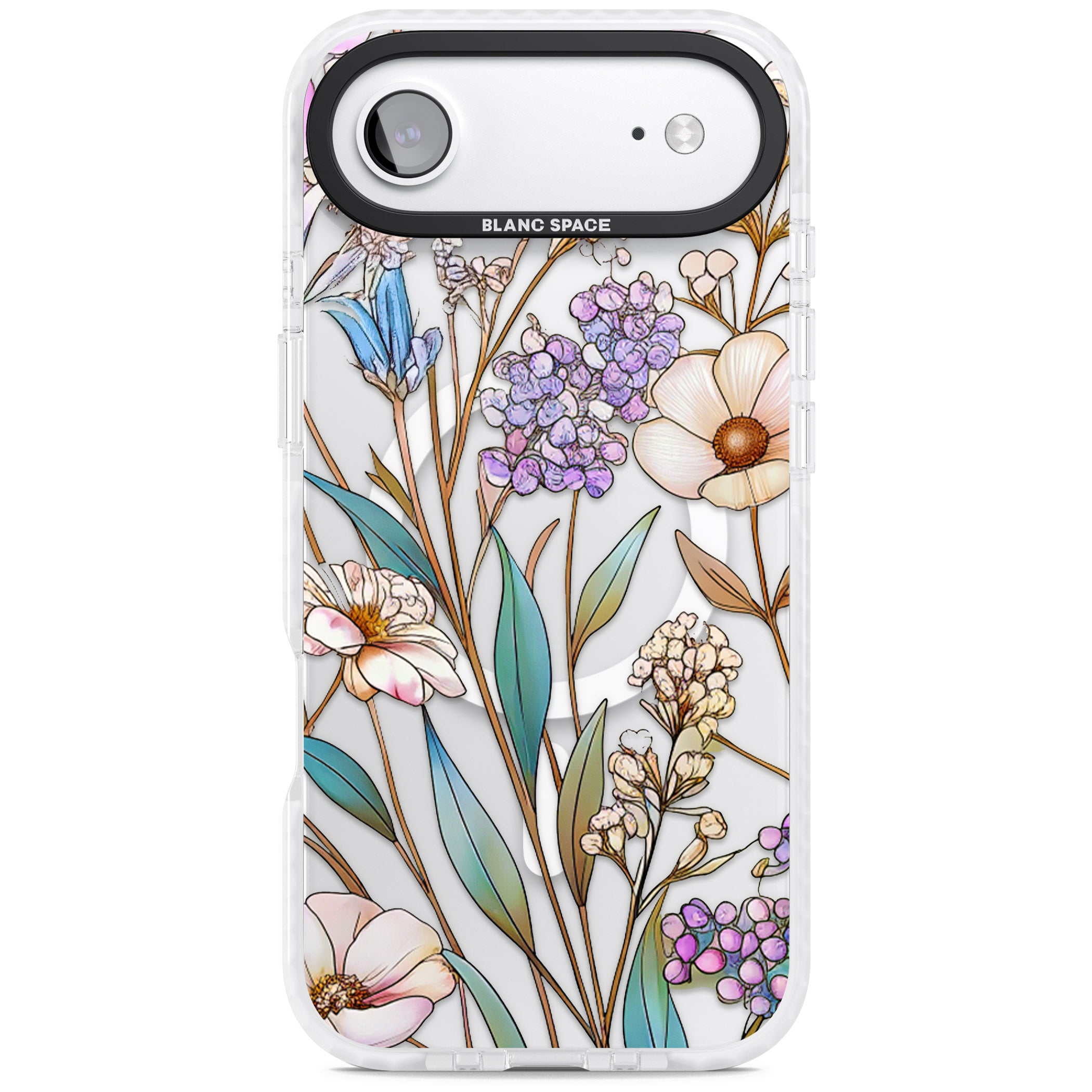 Glass Wildflower Mix iPhone 17 Air Impact Pro Clear Phone Case