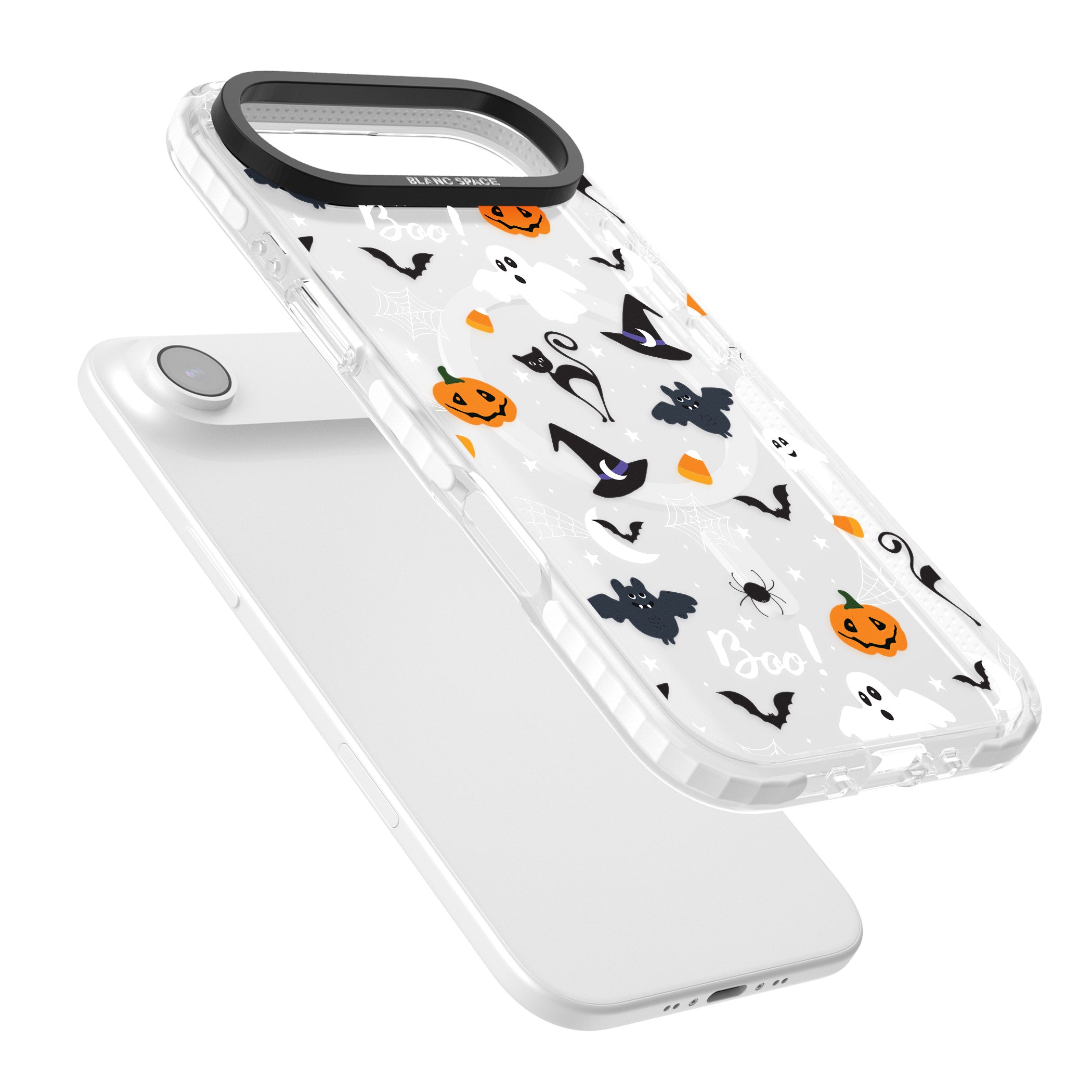 Halloween Mix Pattern iPhone 17 Air Impact Pro Clear Phone Case Colours