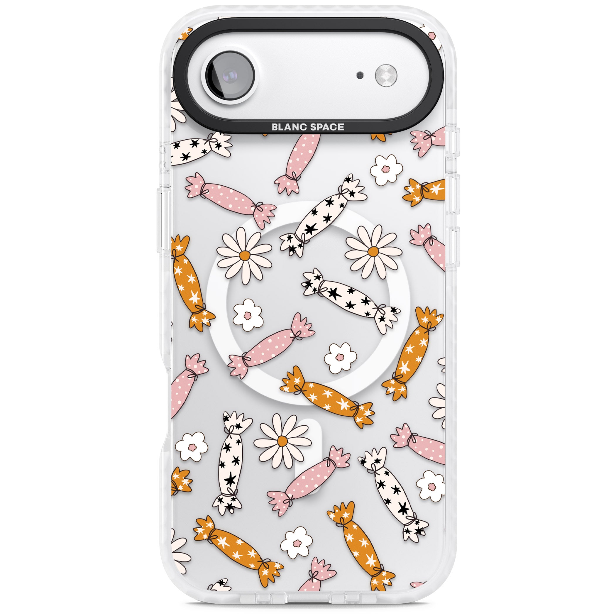 Floral Candy iPhone 17 Air Impact Pro Clear Phone Case