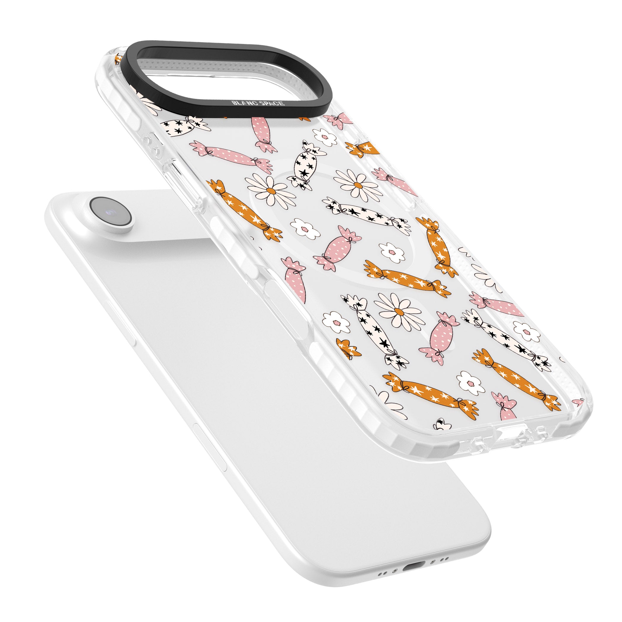 Floral Candy iPhone 17 Air Impact Pro Clear Phone Case Colours