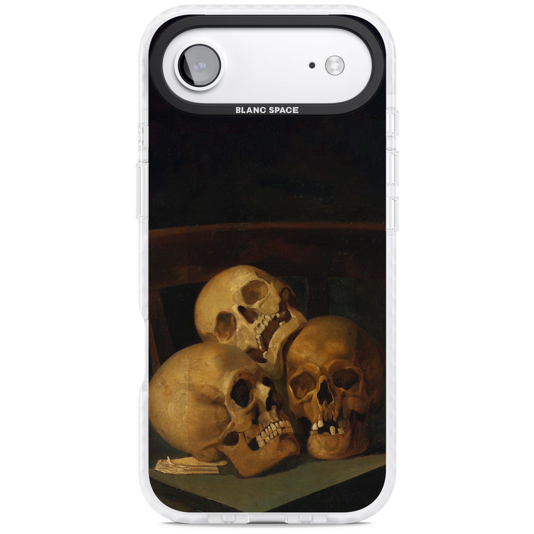 Still Life Of Three Skulls iPhone 17 Air Impact Pro Clear Phone Case
