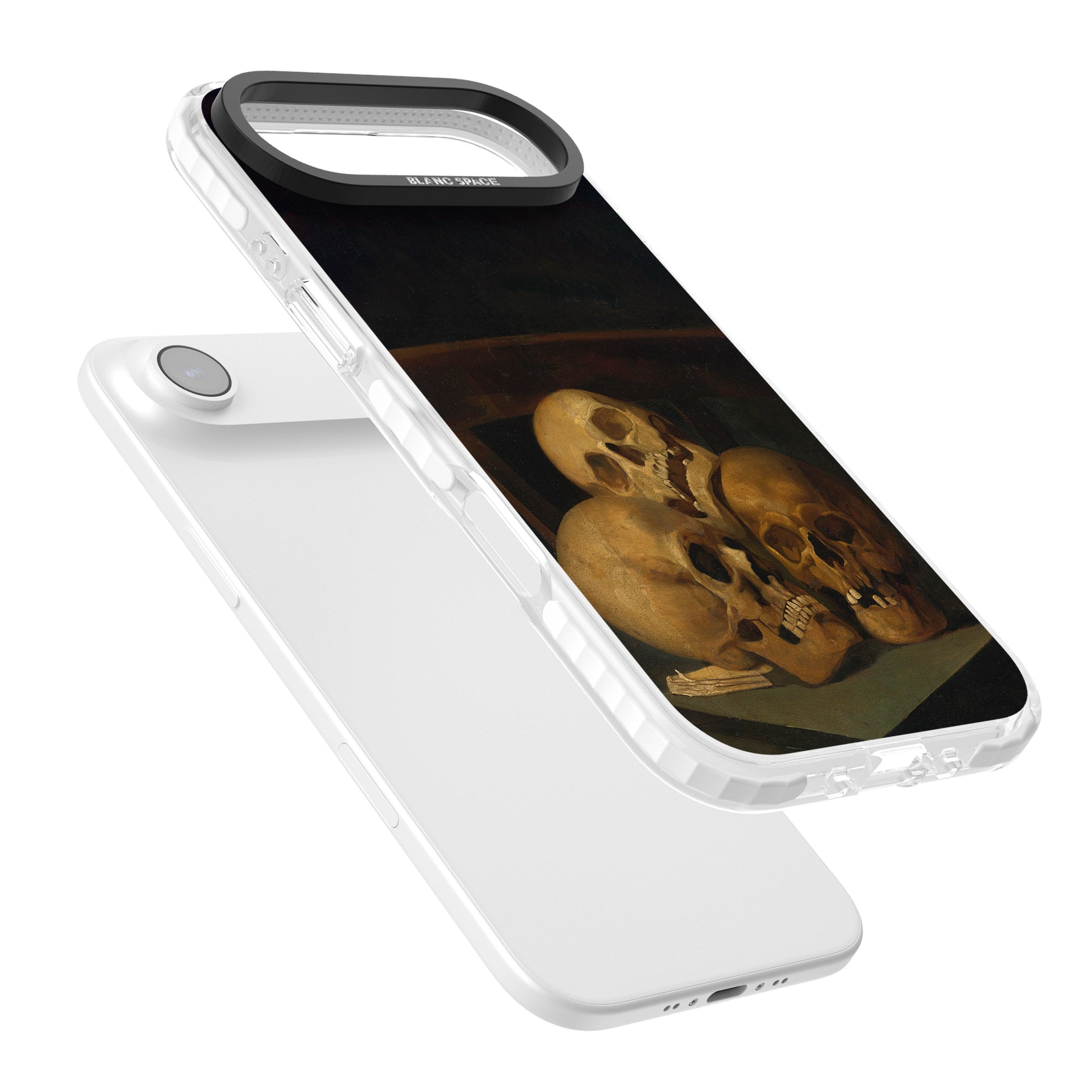 Still Life Of Three Skulls iPhone 17 Air Impact Pro Clear Phone Case Colours