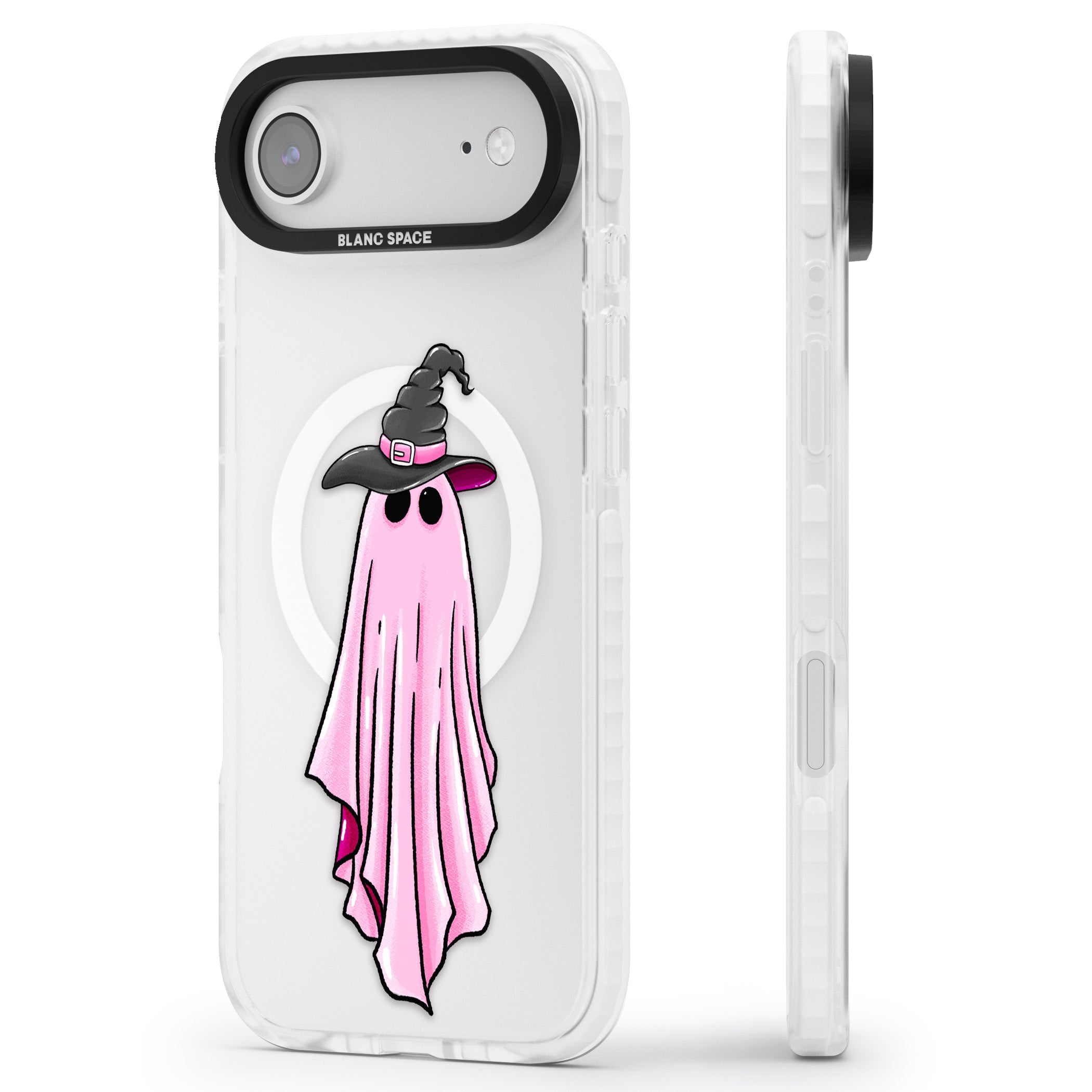 New Hat Day iPhone 17 Air Impact Pro Clear Phone Case Side Profile