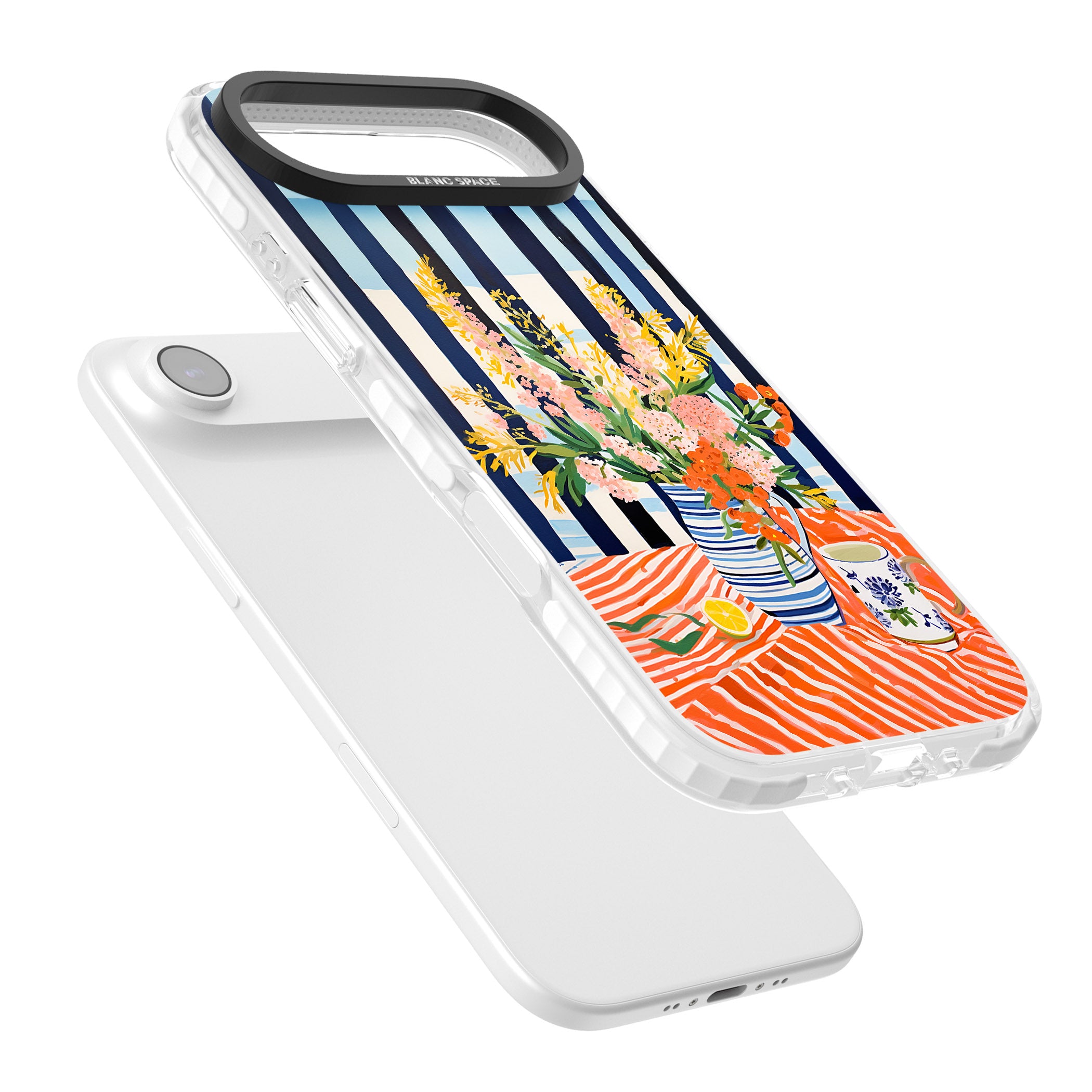 Seaside Flowers iPhone 17 Air Impact Pro Clear Phone Case Colours