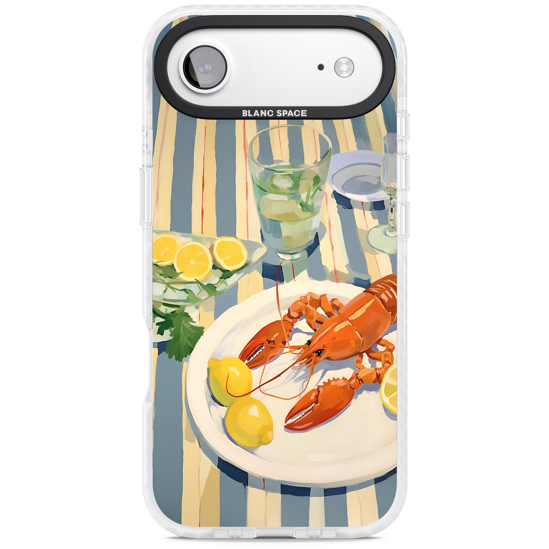 Lobster & Lemons iPhone 17 Air Impact Pro Clear Phone Case