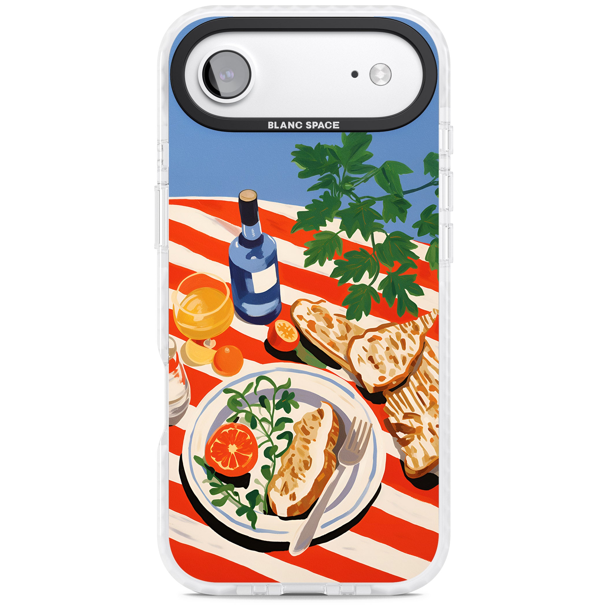 Mediterranean Lunch Table iPhone 17 Air Impact Pro Clear Phone Case