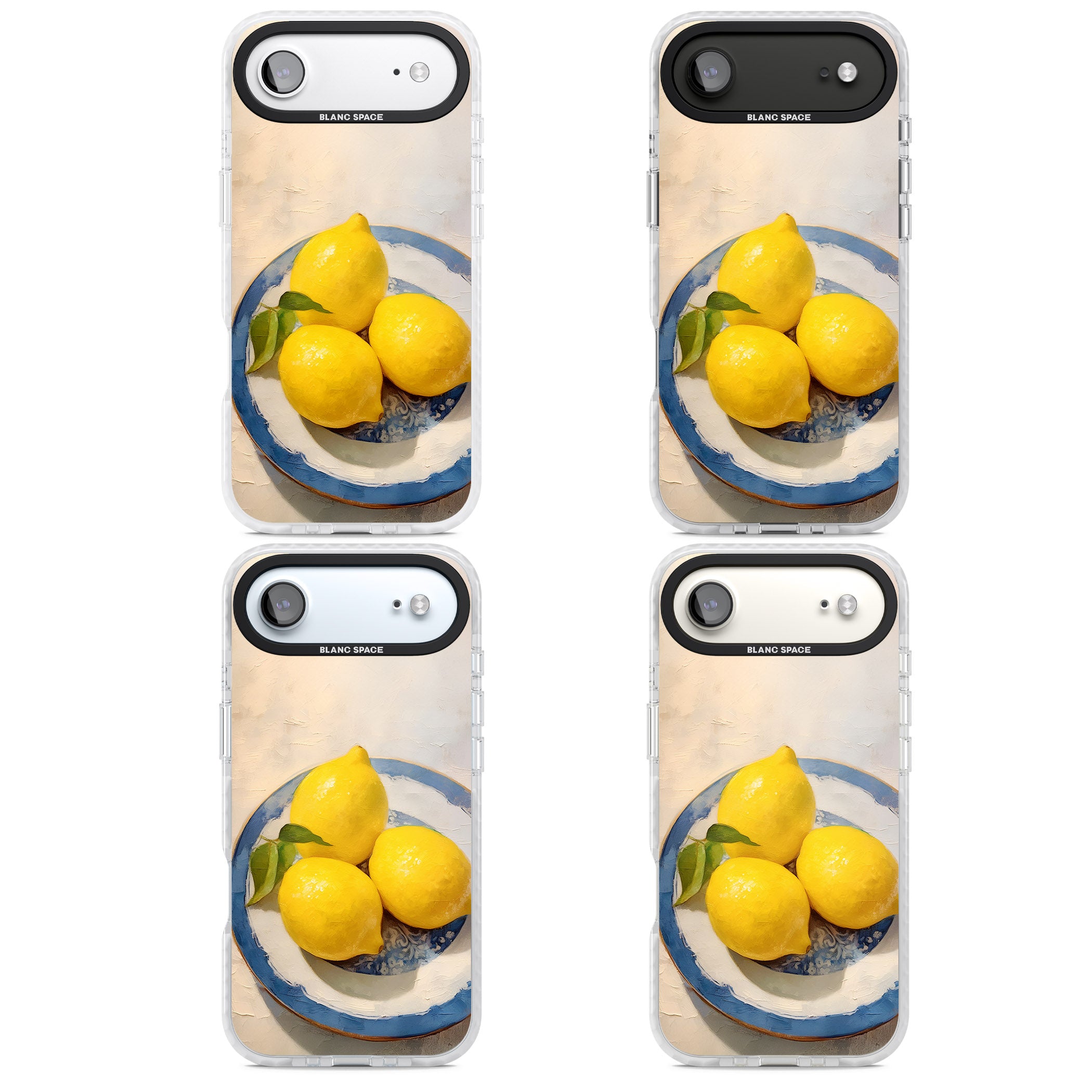 Lemons on Porcelain iPhone 17 Air Impact Pro Clear Phone Case APT Impact Protection