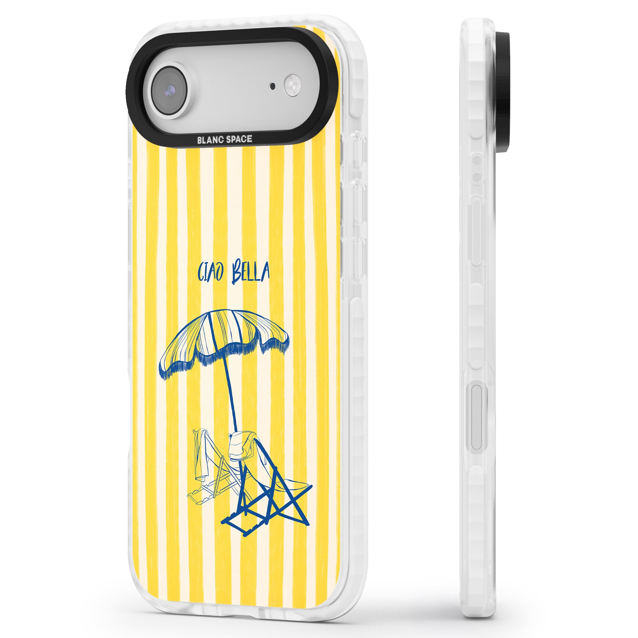 Ciao Bella iPhone 17 Air Impact Pro Clear Phone Case Side Profile