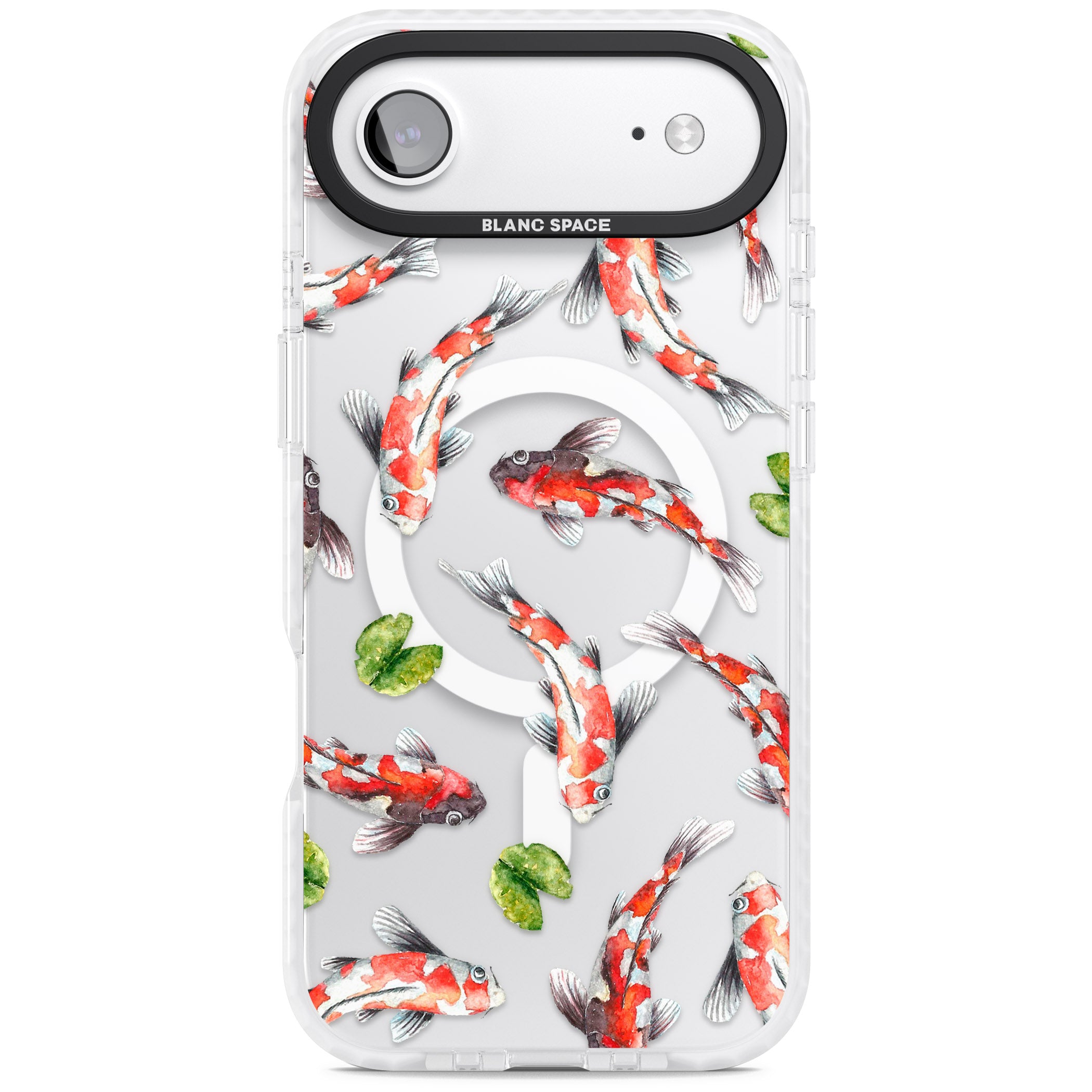 Koi Fish Watercolour iPhone 17 Air Impact Pro Clear Phone Case