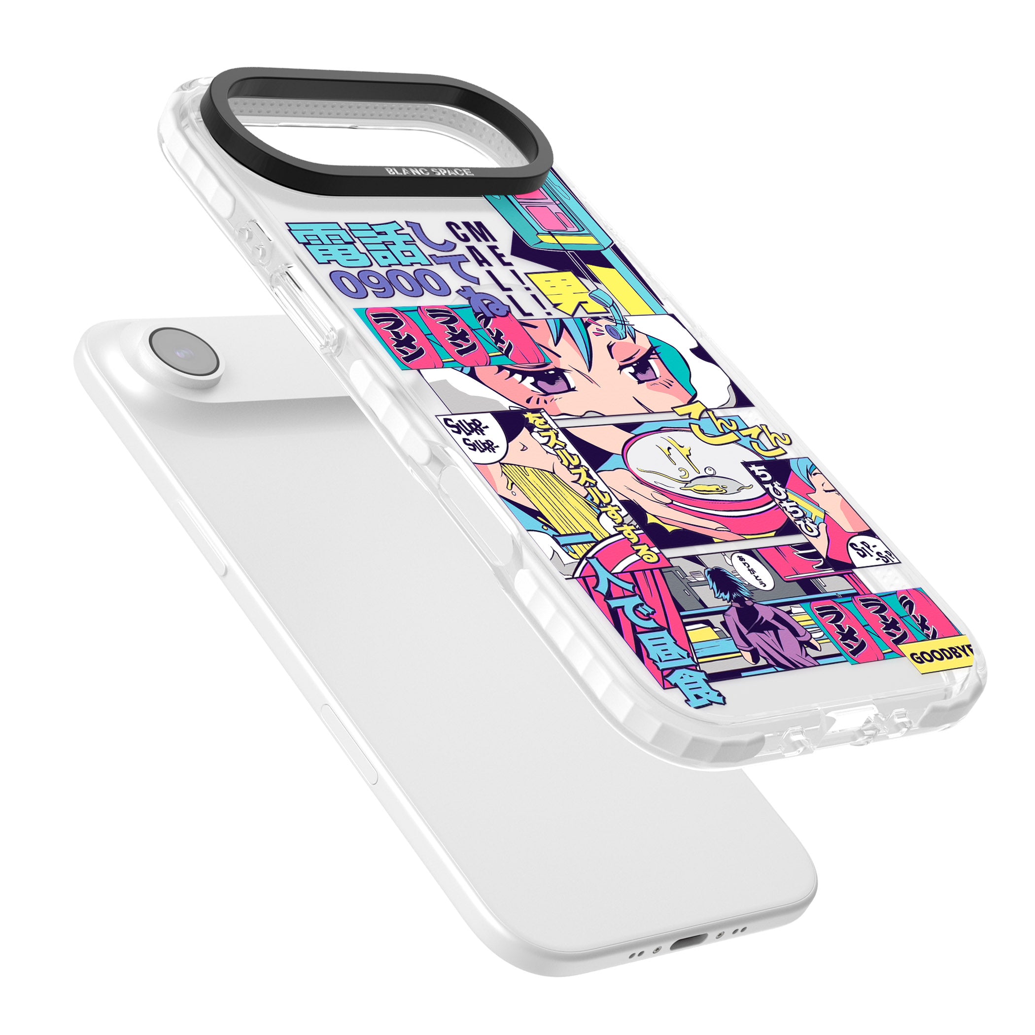 Vibrant Anime Comic iPhone 17 Air Impact Pro Clear Phone Case Colours