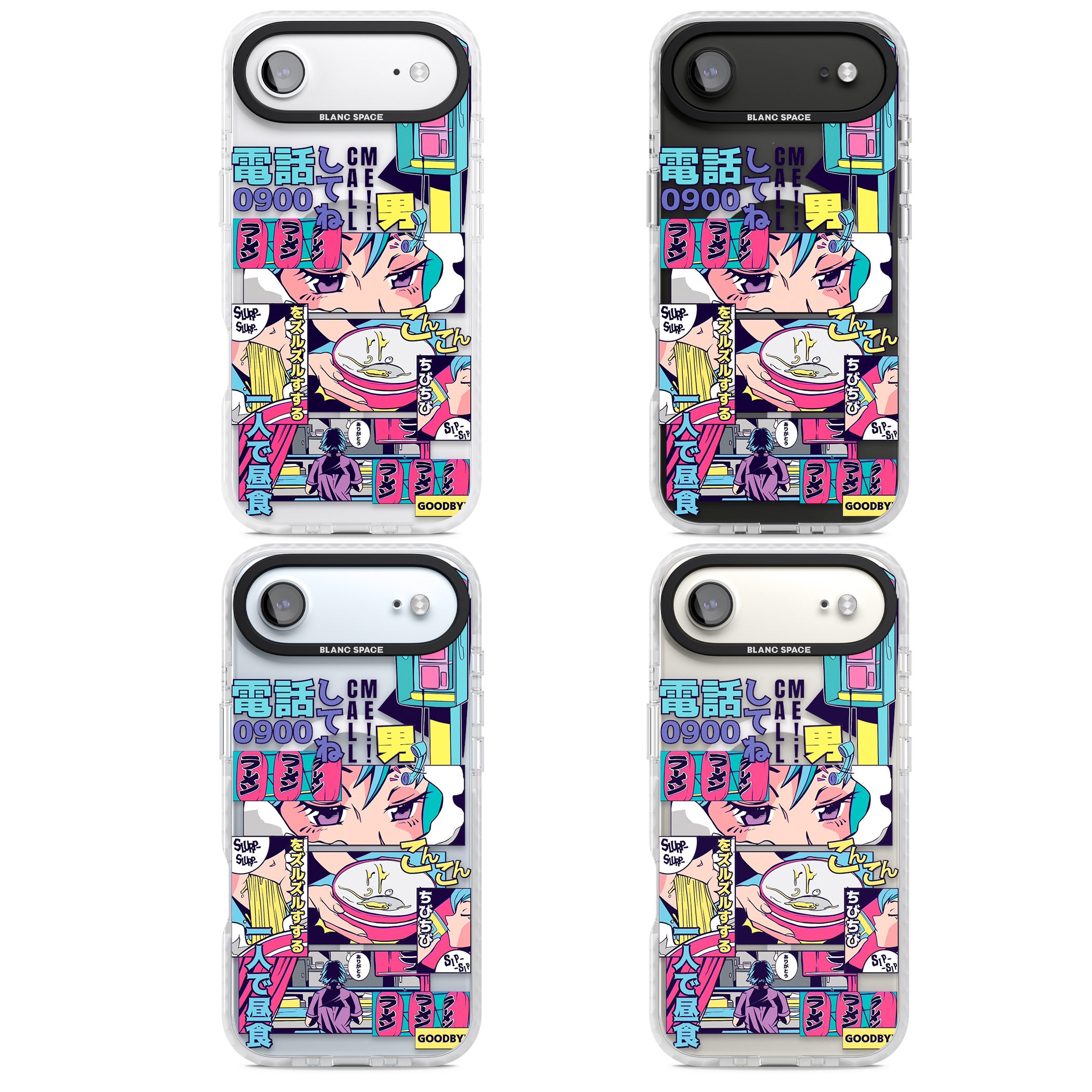 Vibrant Anime Comic iPhone 17 Air Impact Pro Clear Phone Case APT Impact Protection