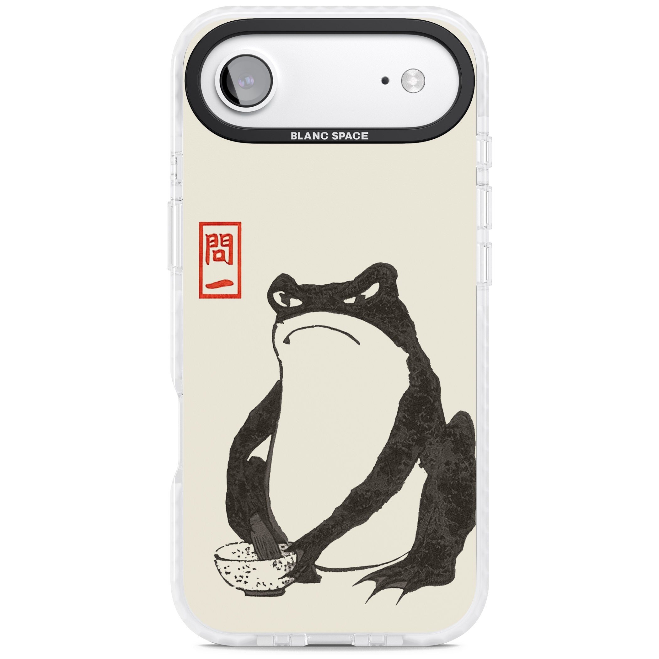 Matsumoto Hoji Grumpy Toad Frog Wallpaper iPhone Case |
