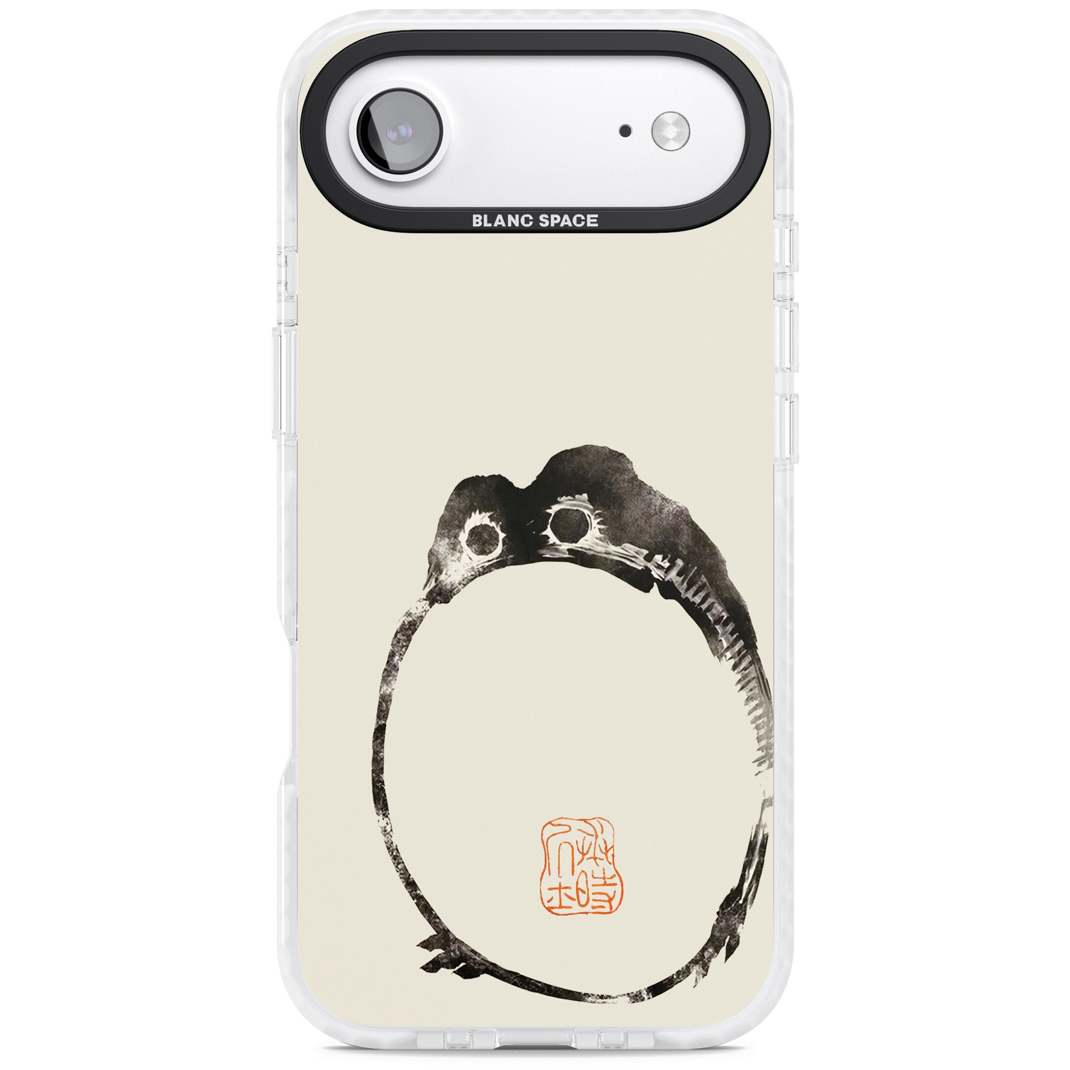 Matsumoto Hoji Round Frog iPhone 17 Air Impact Pro Clear Phone Case