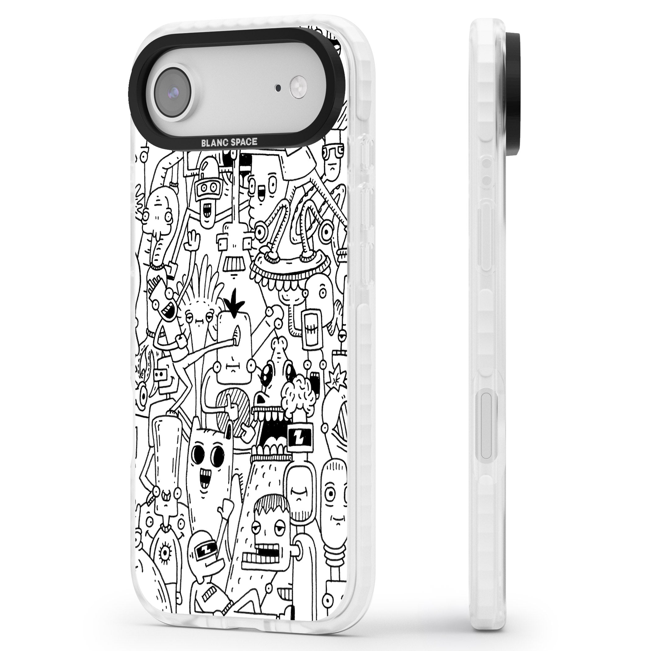 Stack Original iPhone 17 Air Impact Pro Clear Phone Case Side Profile