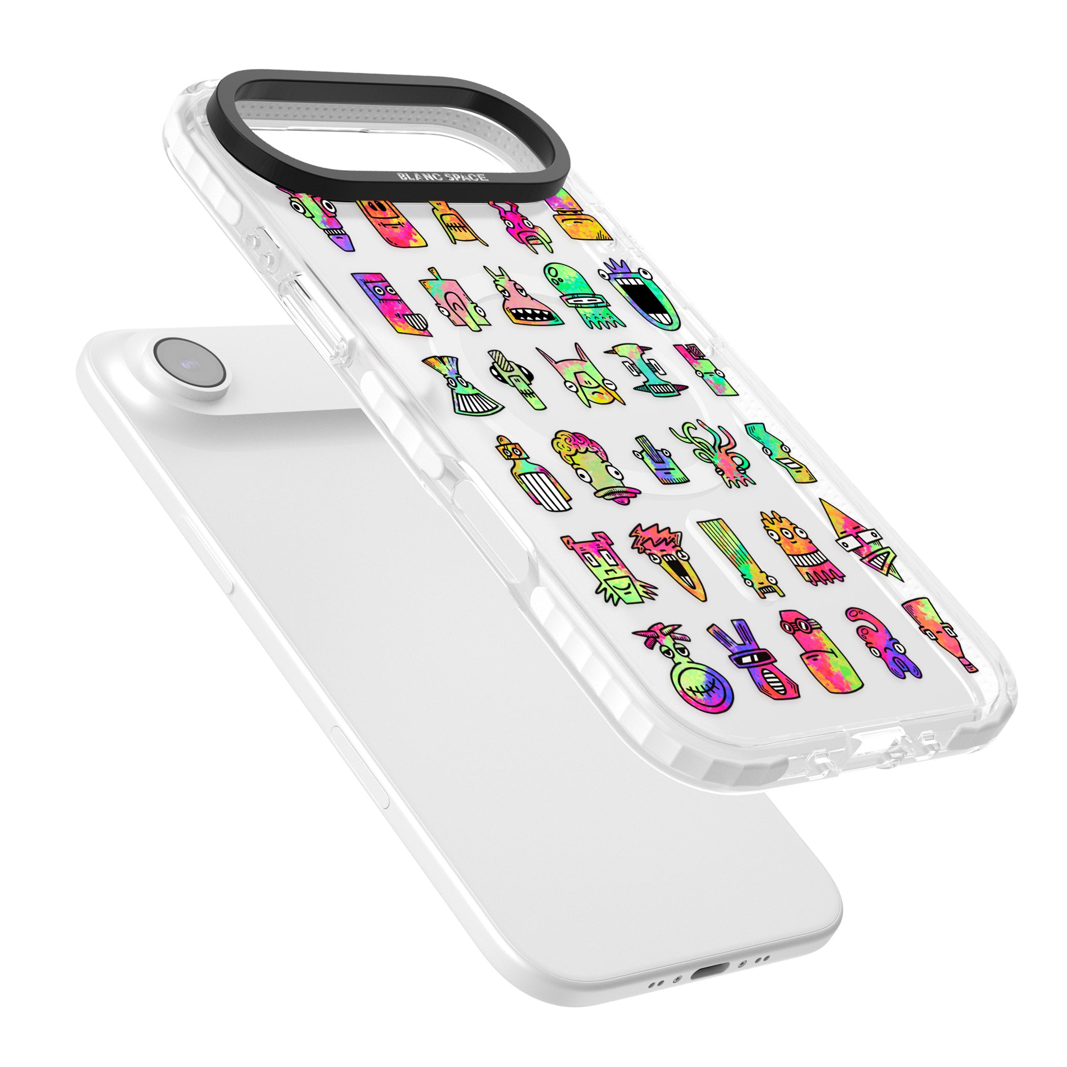 Splashy Friends iPhone 17 Air Impact Pro Clear Phone Case Colours