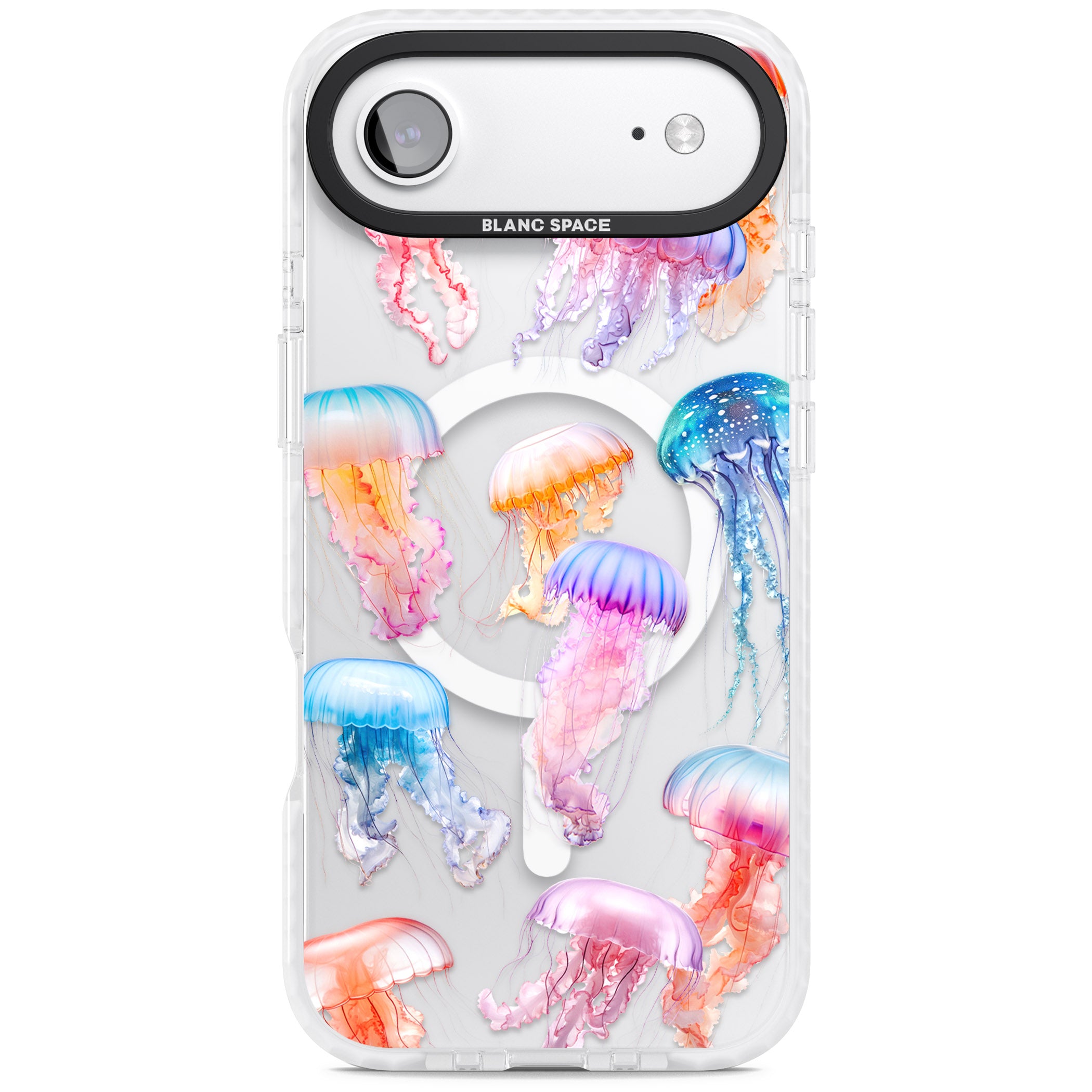 Vibrant Jellyfish iPhone 17 Air Impact Pro Clear Phone Case