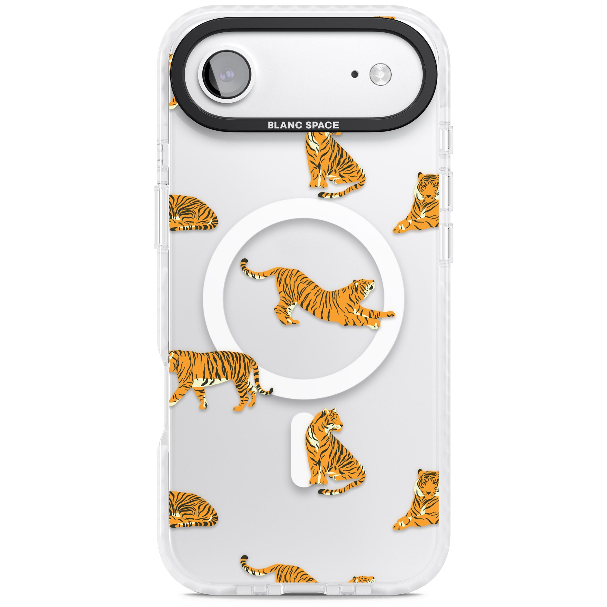 Clear Tiger Jungle iPhone 17 Air Impact Pro Clear Phone Case