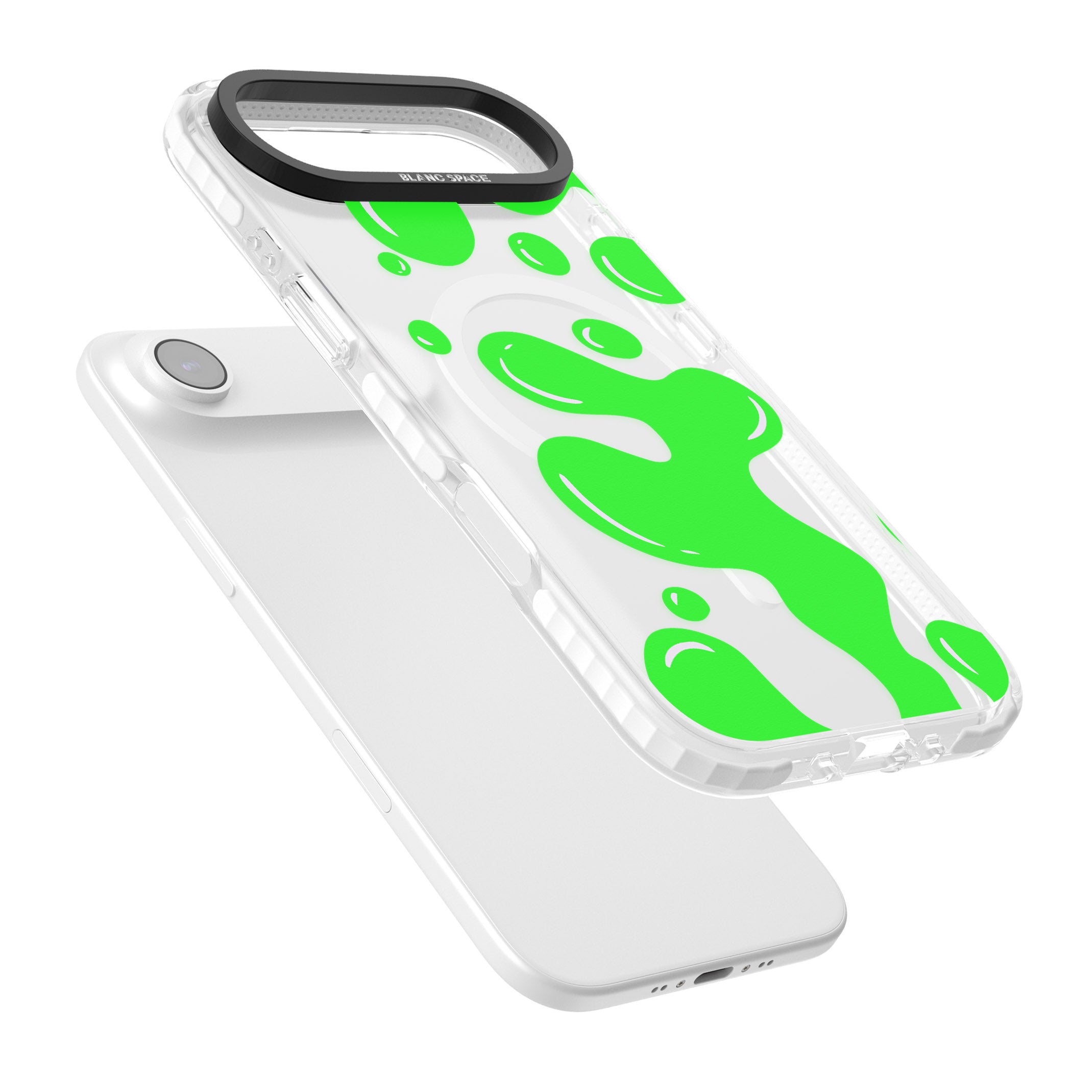 Green Lava Lamp iPhone 17 Air Impact Pro Clear Phone Case Colours