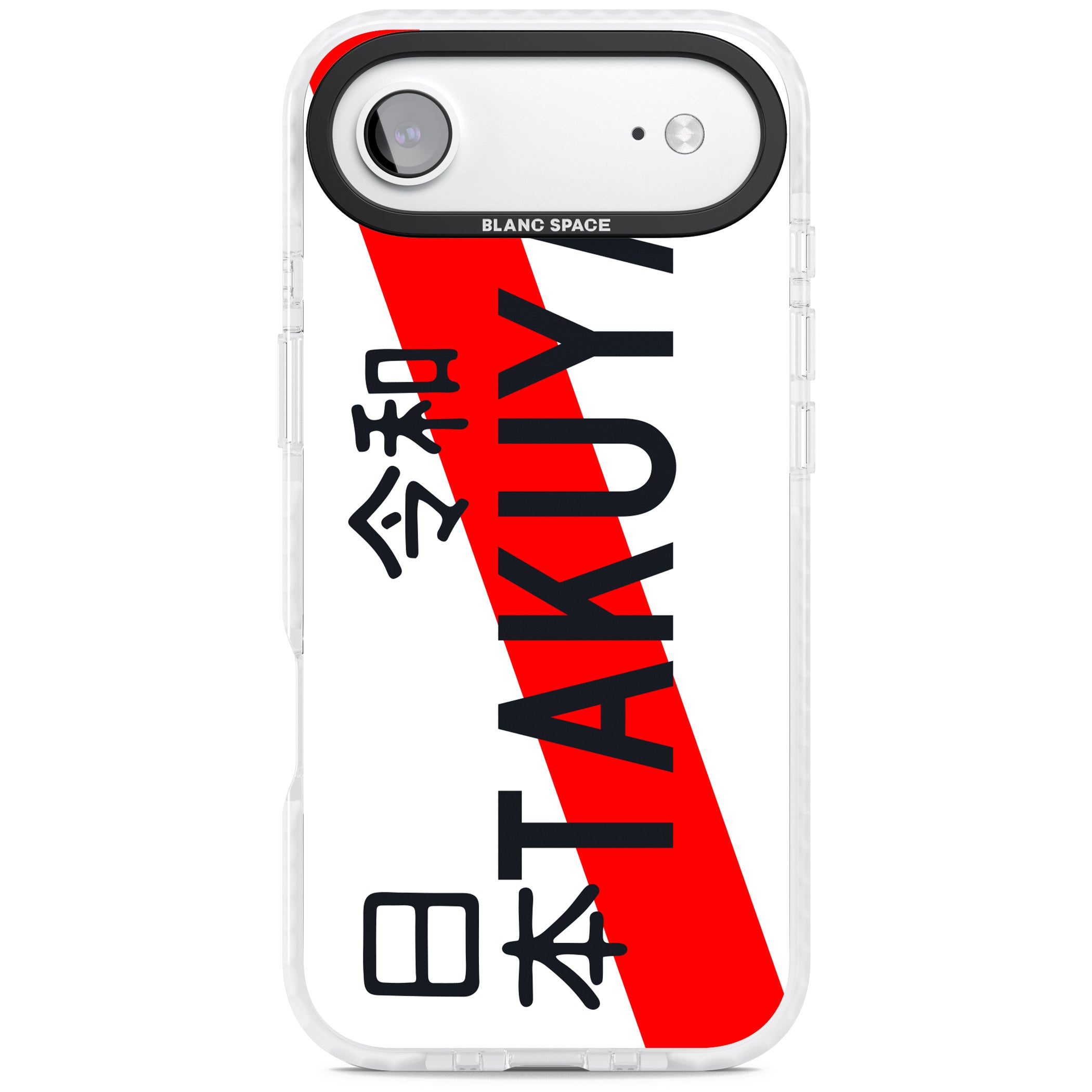 Personalised Japanese License Plate iPhone 17 Air Impact Pro Clear Phone Case