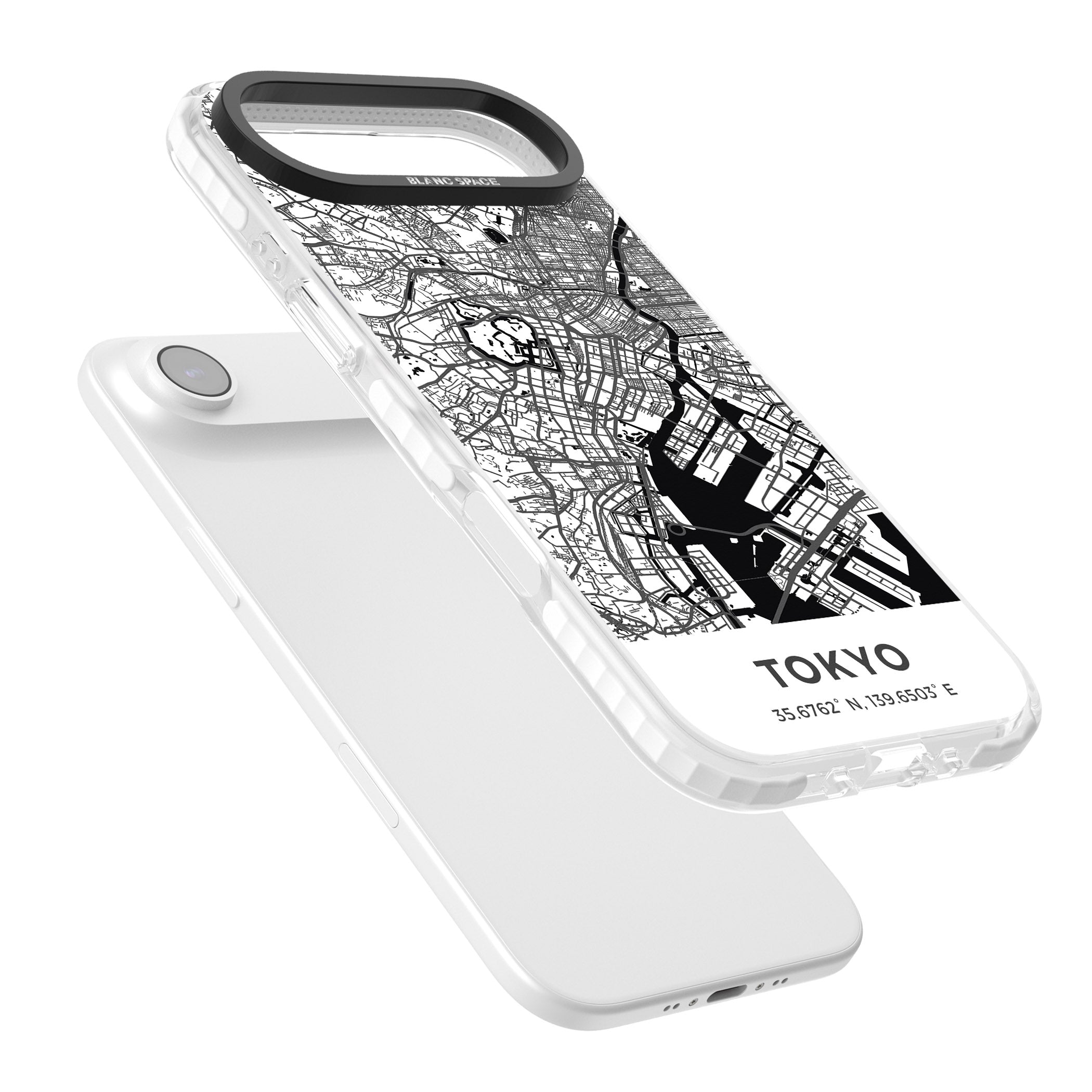 Tokyo Map iPhone 17 Air Impact Pro Clear Phone Case Colours