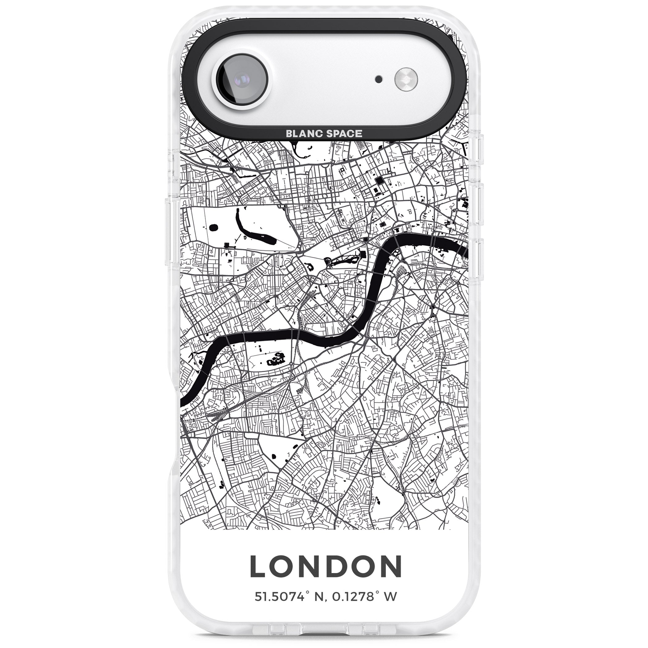London Map iPhone 17 Air Impact Pro Clear Phone Case