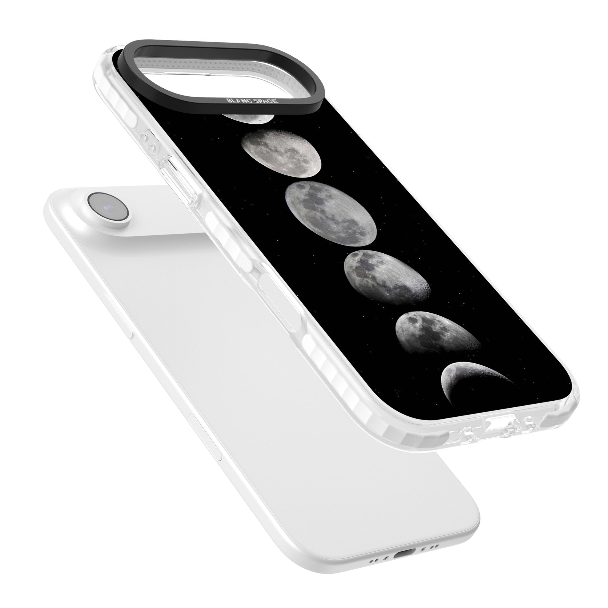 Phases Of The Moon iPhone 17 Air Impact Pro Clear Phone Case Colours