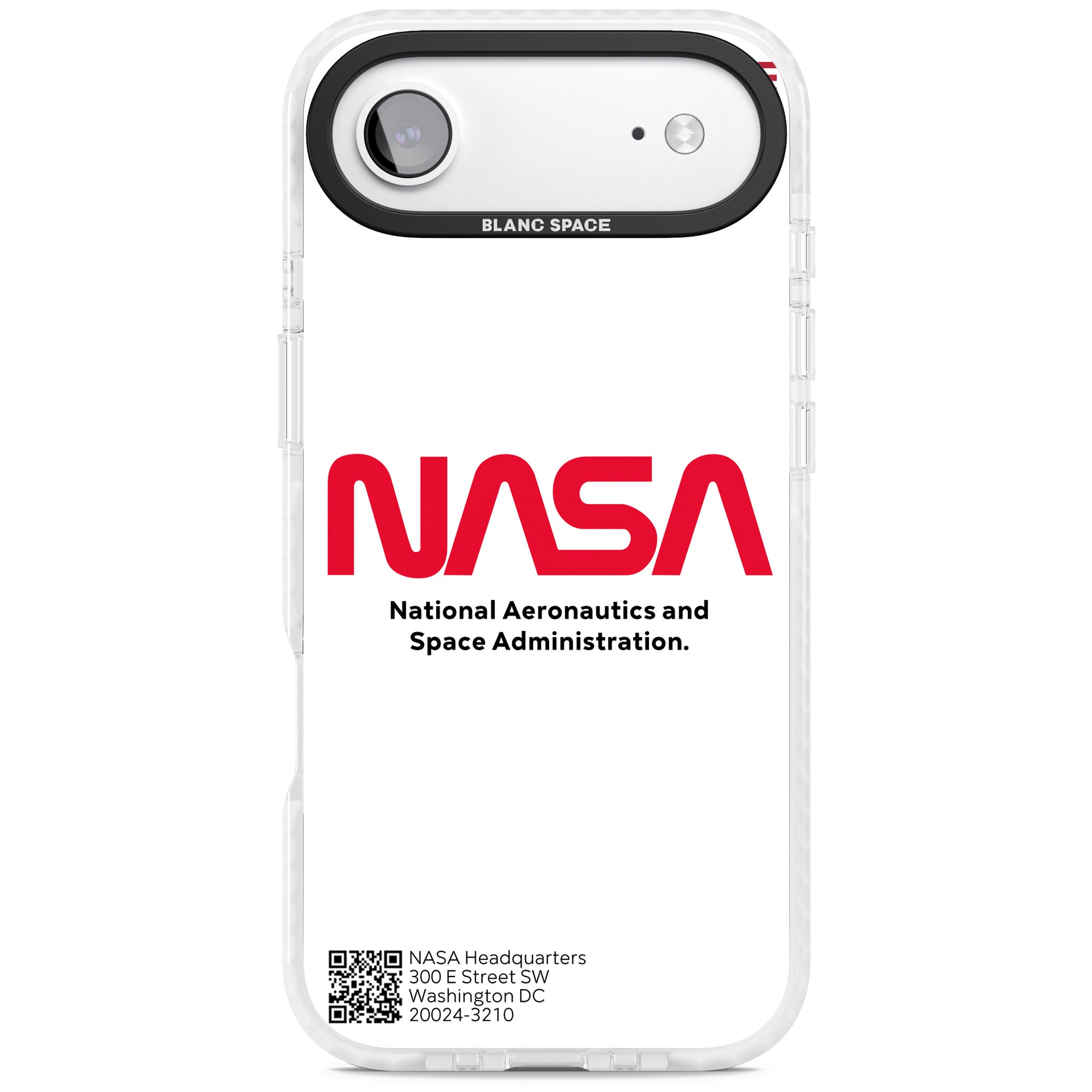 Nasa The Worm iPhone 17 Air Impact Pro Clear Phone Case