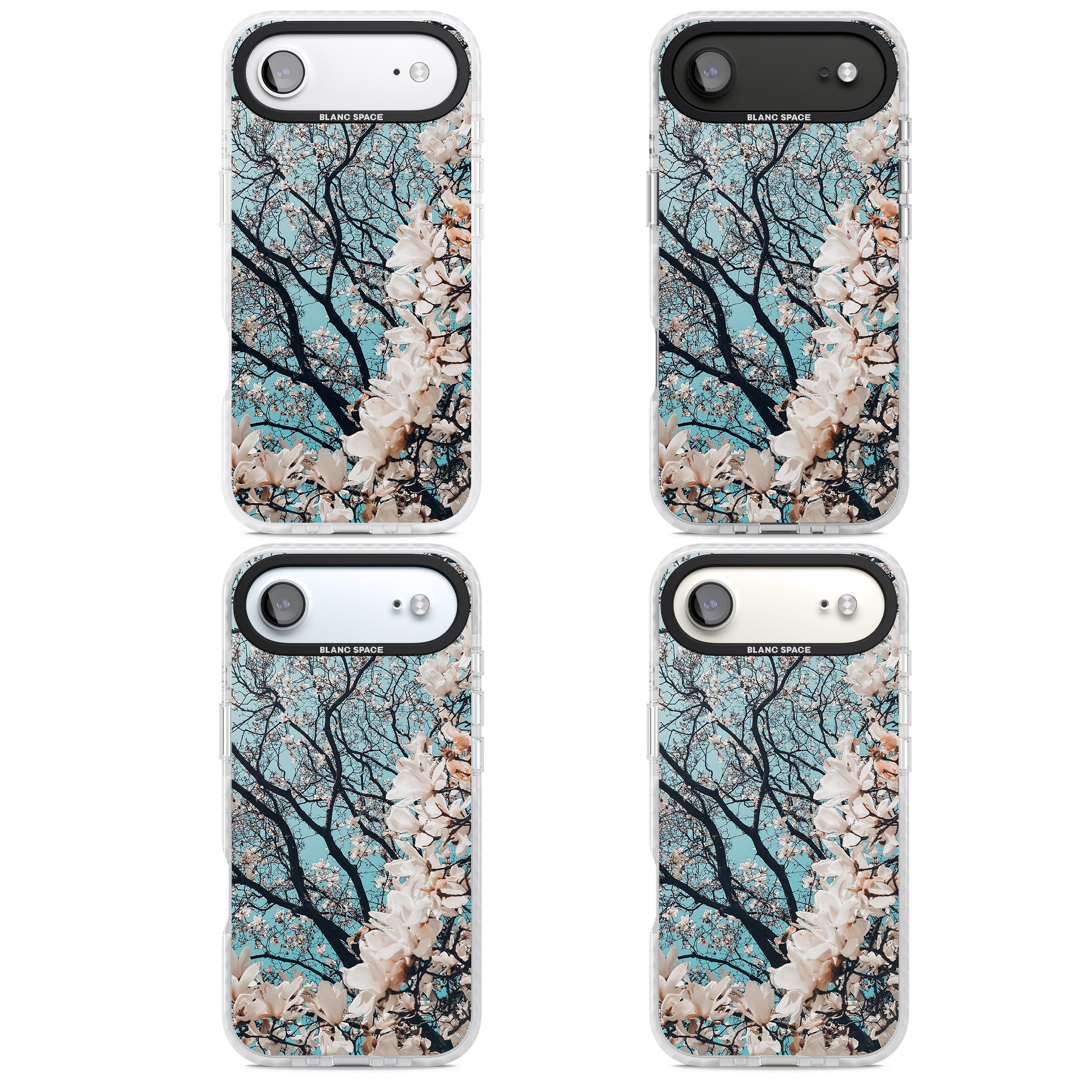 Magnolia Bloom iPhone 17 Air Impact Pro Clear Phone Case APT Impact Protection
