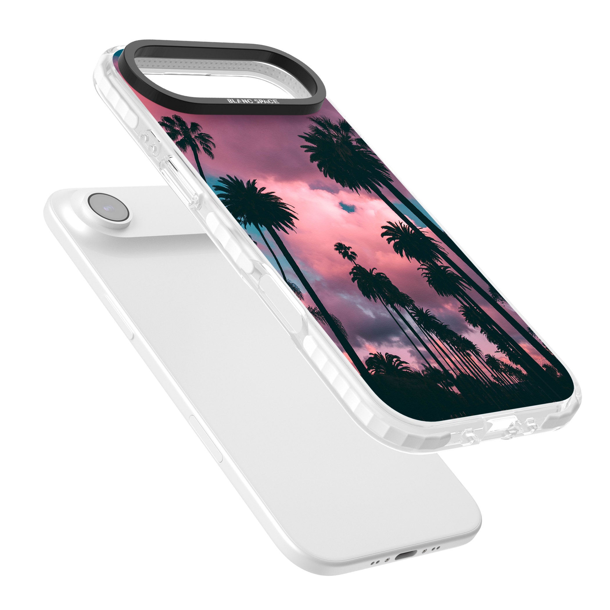 Sunset Palms iPhone 17 Air Impact Pro Clear Phone Case Colours