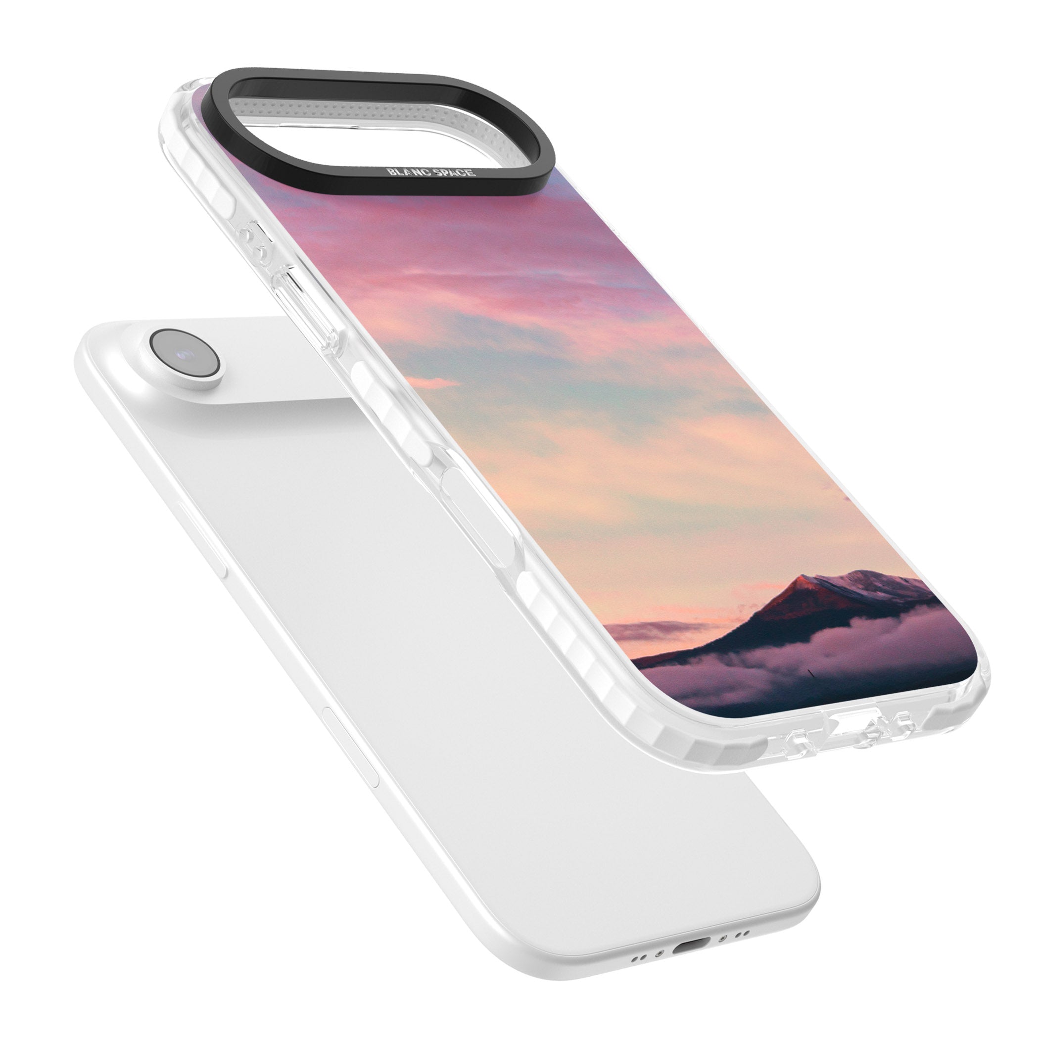 Pastel Mountain Sunset iPhone 17 Air Impact Pro Clear Phone Case Colours
