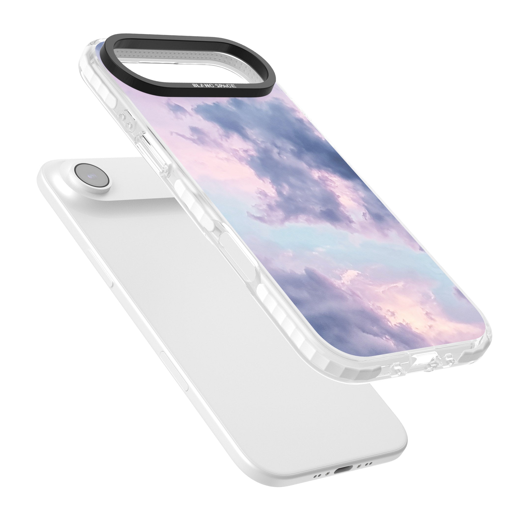 Pastel Sky Clouds iPhone 17 Air Impact Pro Clear Phone Case Colours