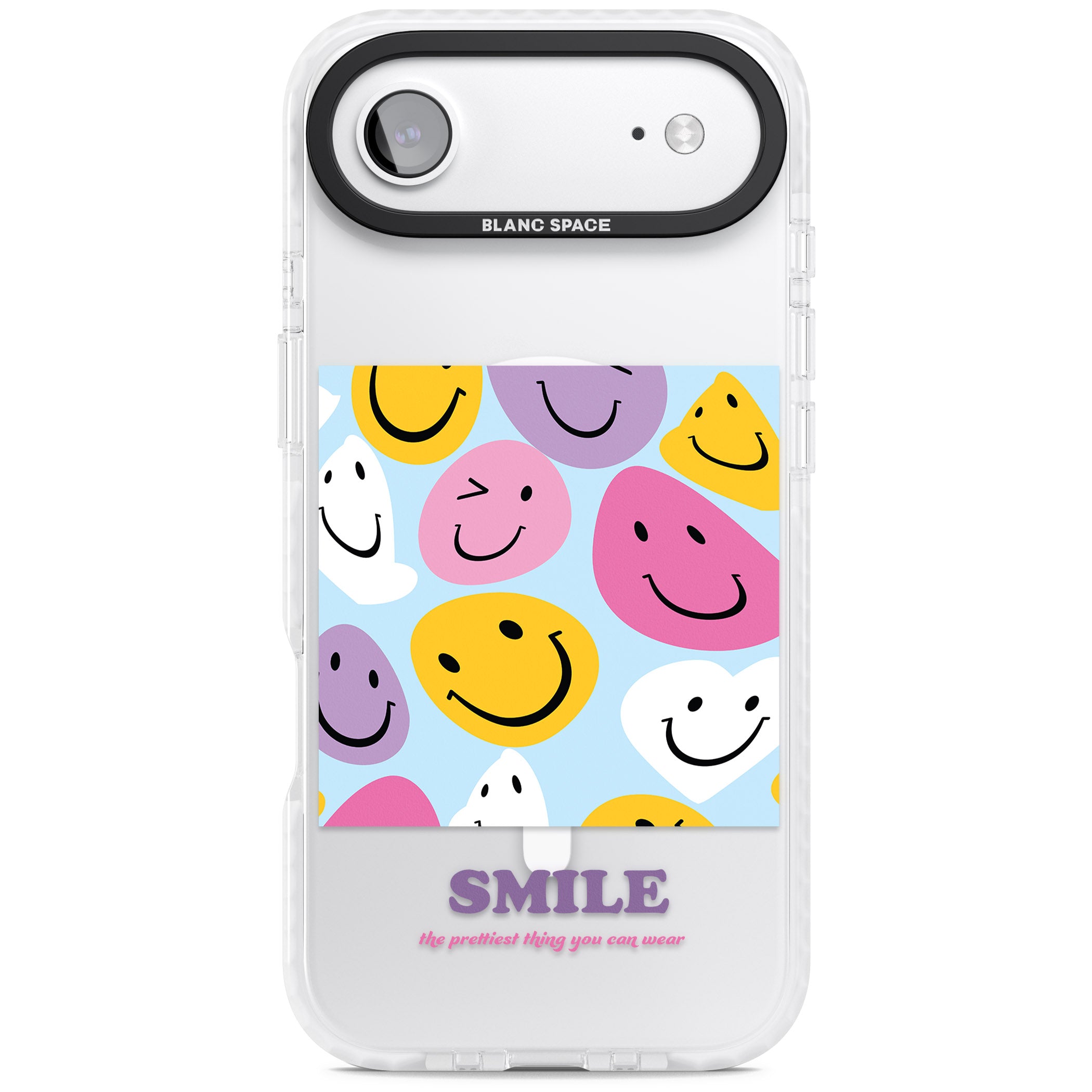 A Smile iPhone 17 Air Impact Pro Clear Phone Case