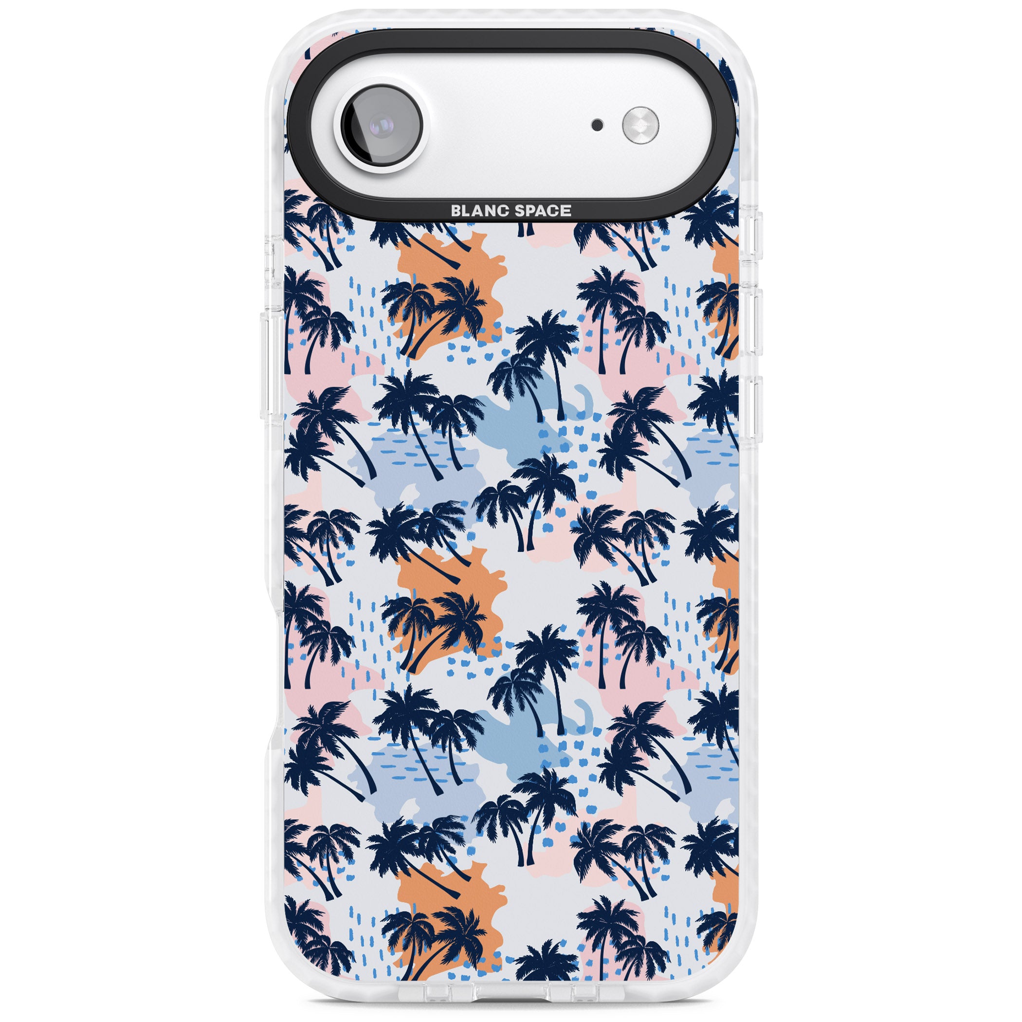 Tropical Vibes Palm iPhone 17 Air Impact Pro Clear Phone Case