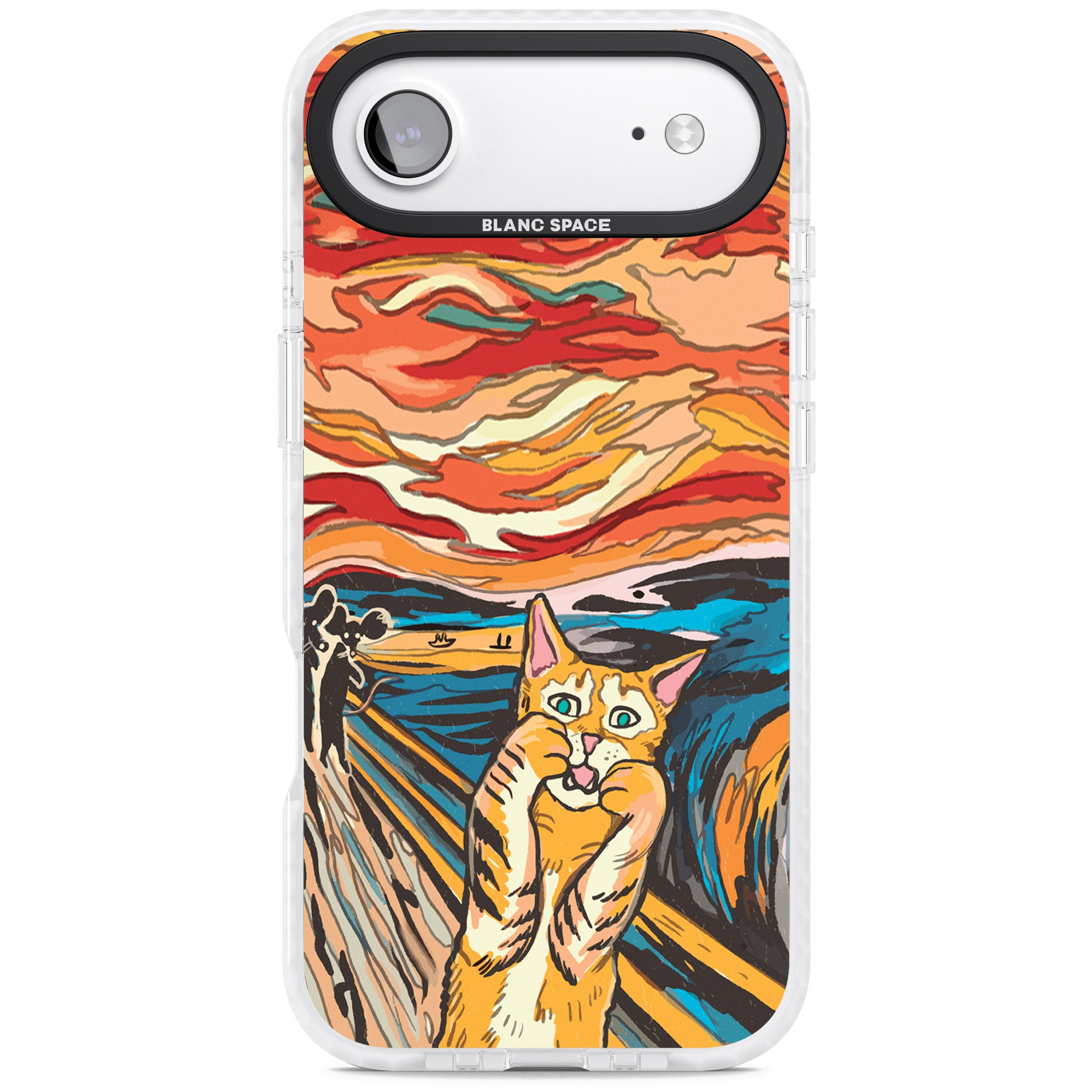 The Meow Cat Wallpaper iPhone Case | Blanc Space