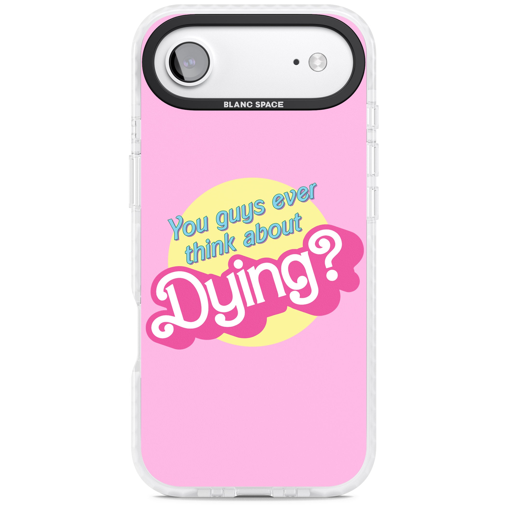 Ever Think About Dying? iPhone 17 Air Impact Pro Clear Phone Case
