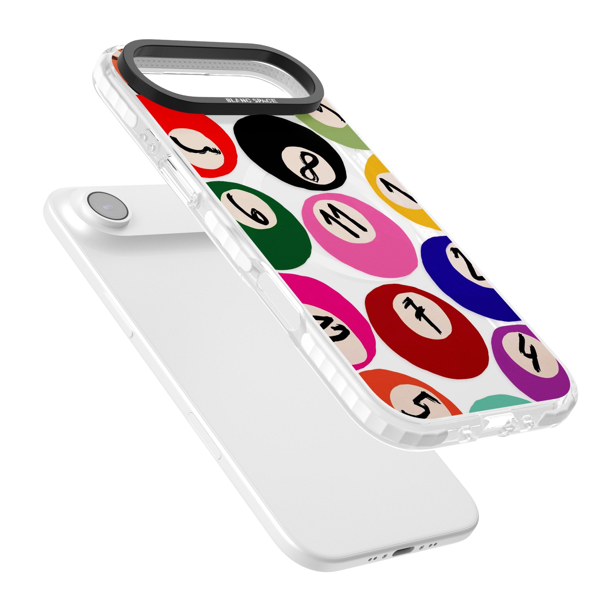 Pool Balls iPhone 17 Air Impact Pro Clear Phone Case Colours