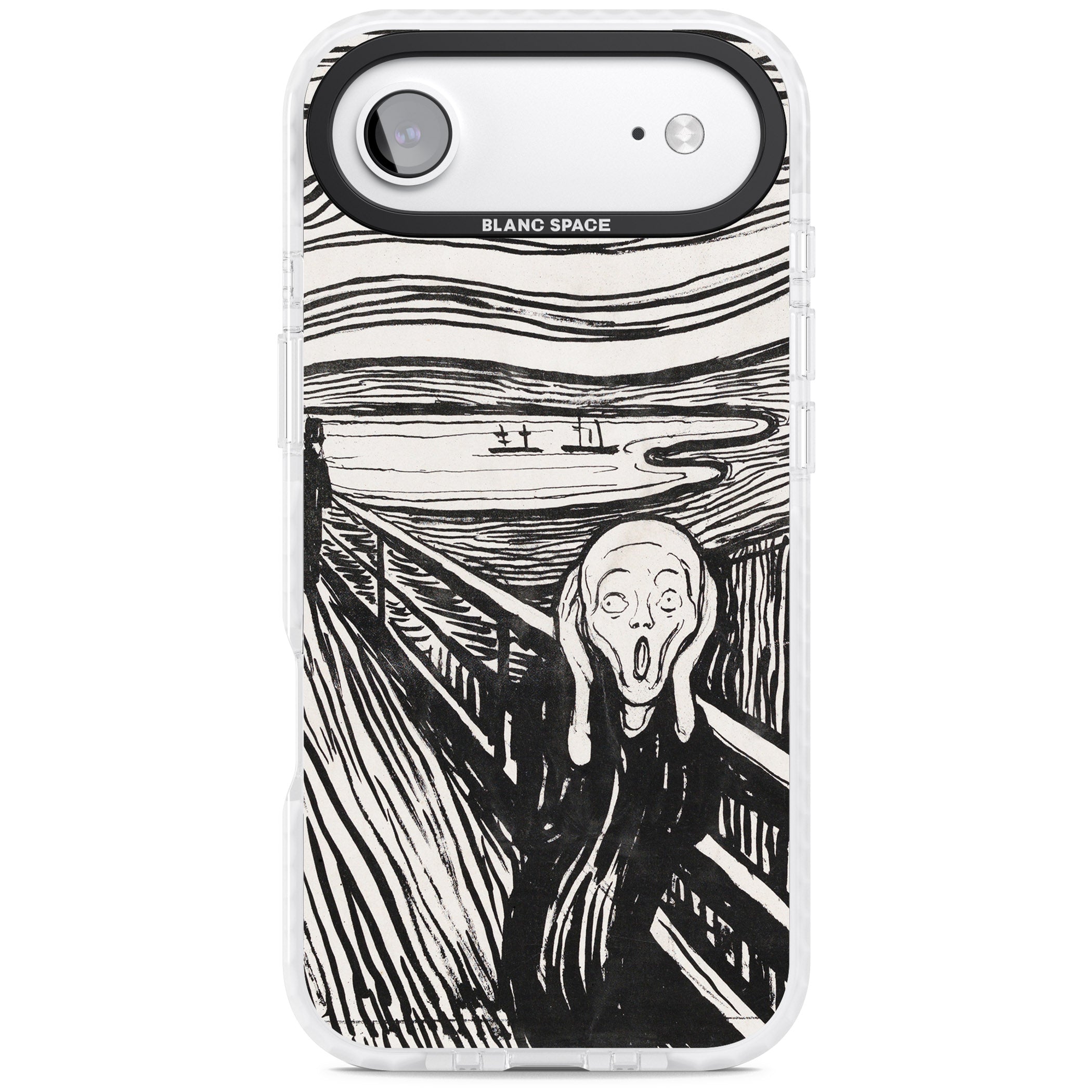 The Scream iPhone 17 Air Impact Pro Clear Phone Case