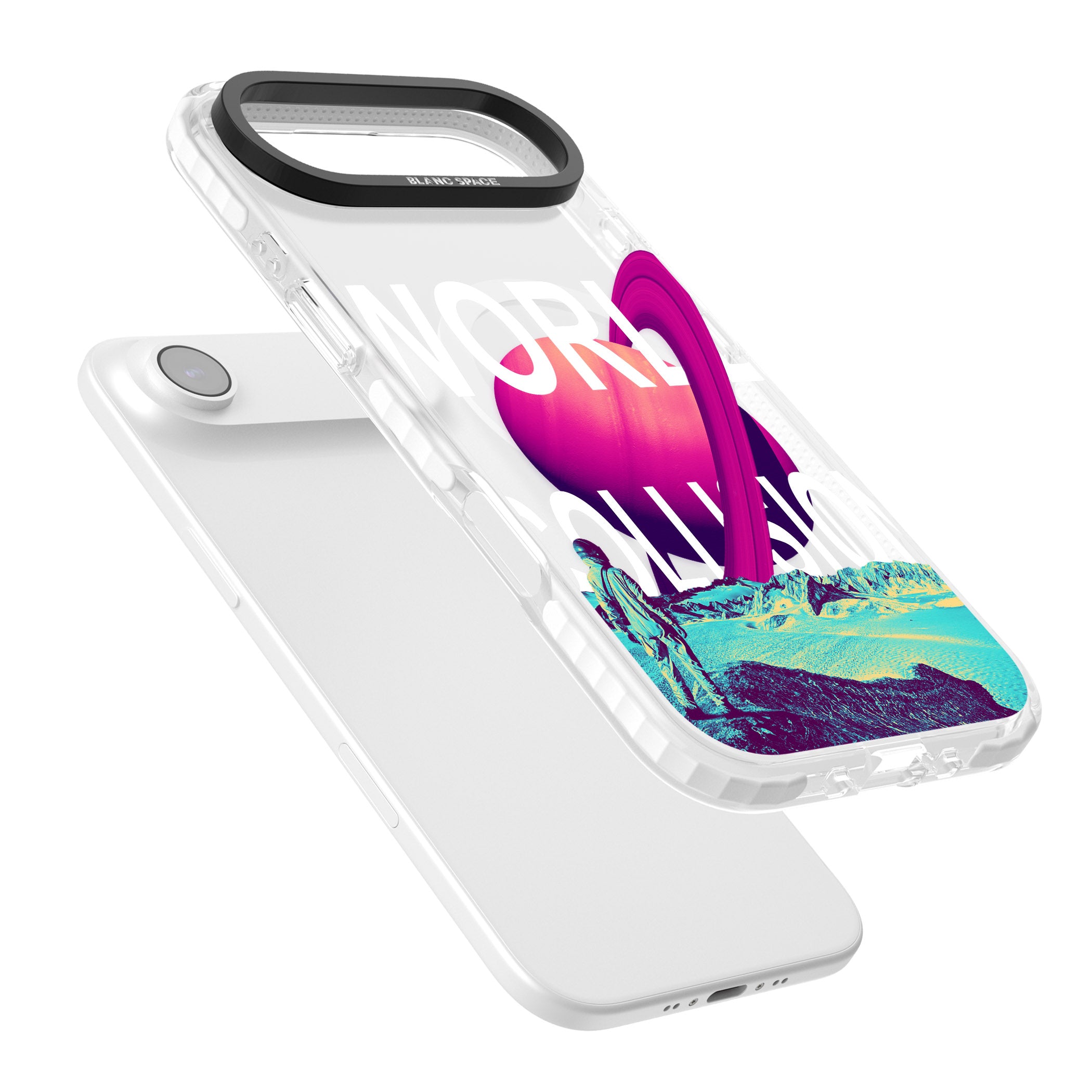 World Collision iPhone 17 Air Impact Pro Clear Phone Case Colours