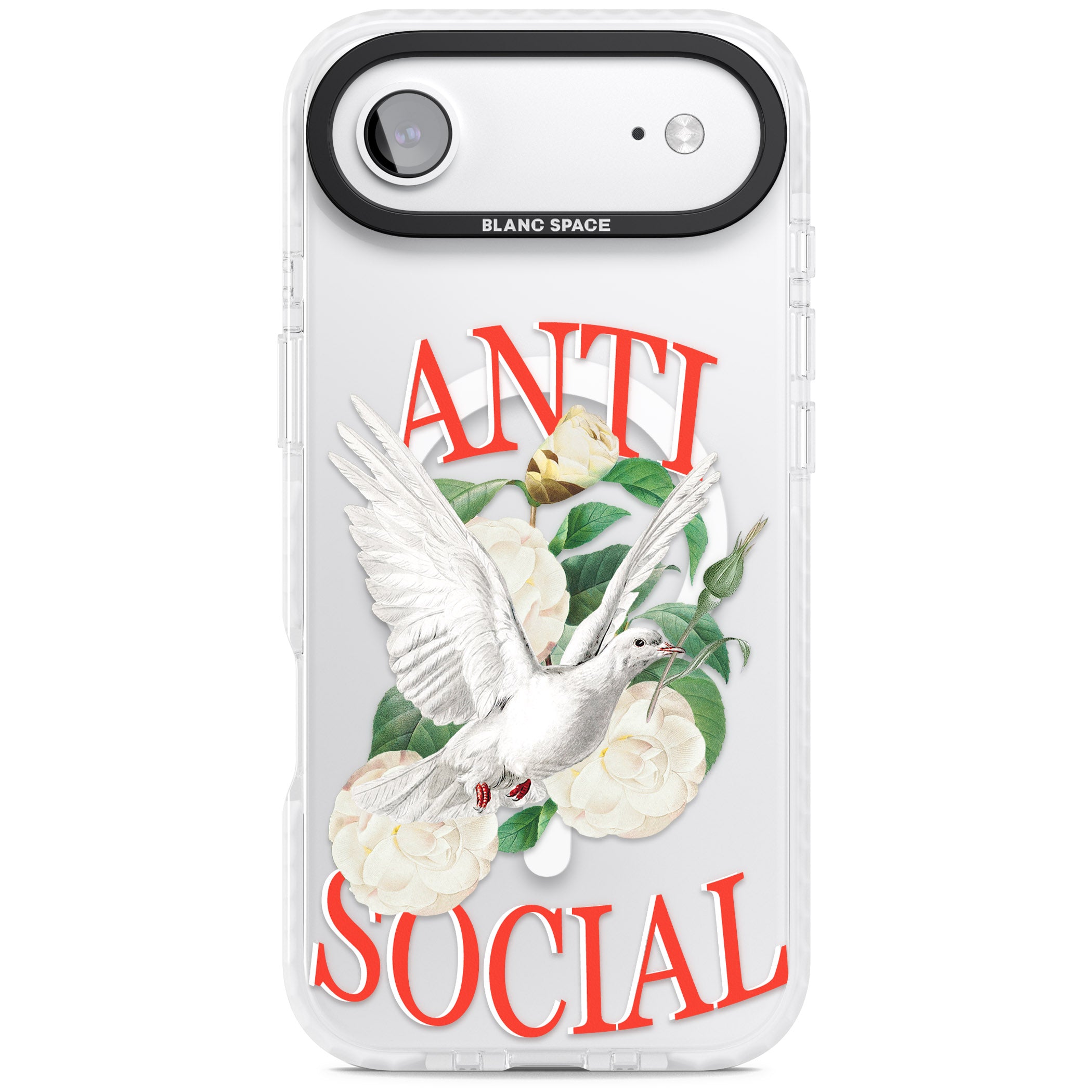 Anti Social iPhone 17 Air Impact Pro Clear Phone Case