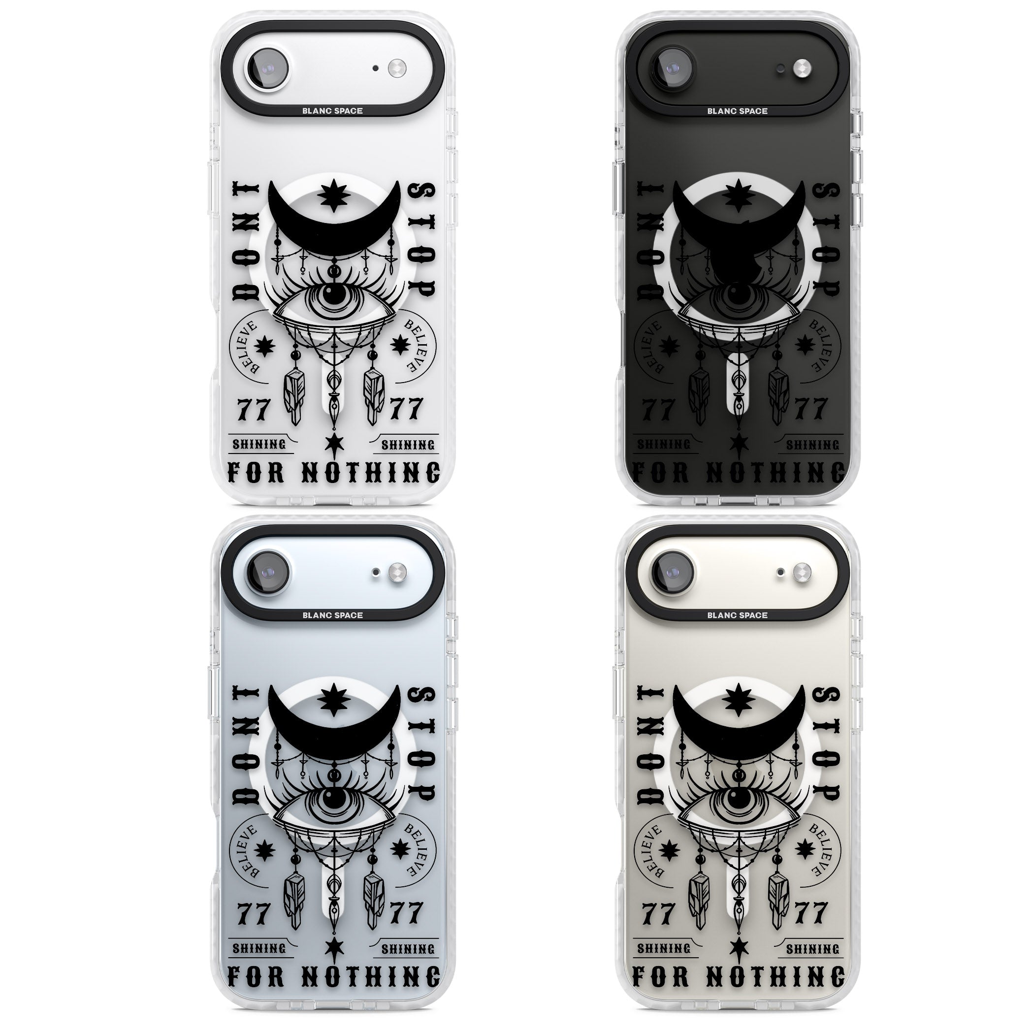 Dont Stop For Nothing iPhone 17 Air Impact Pro Clear Phone Case APT Impact Protection