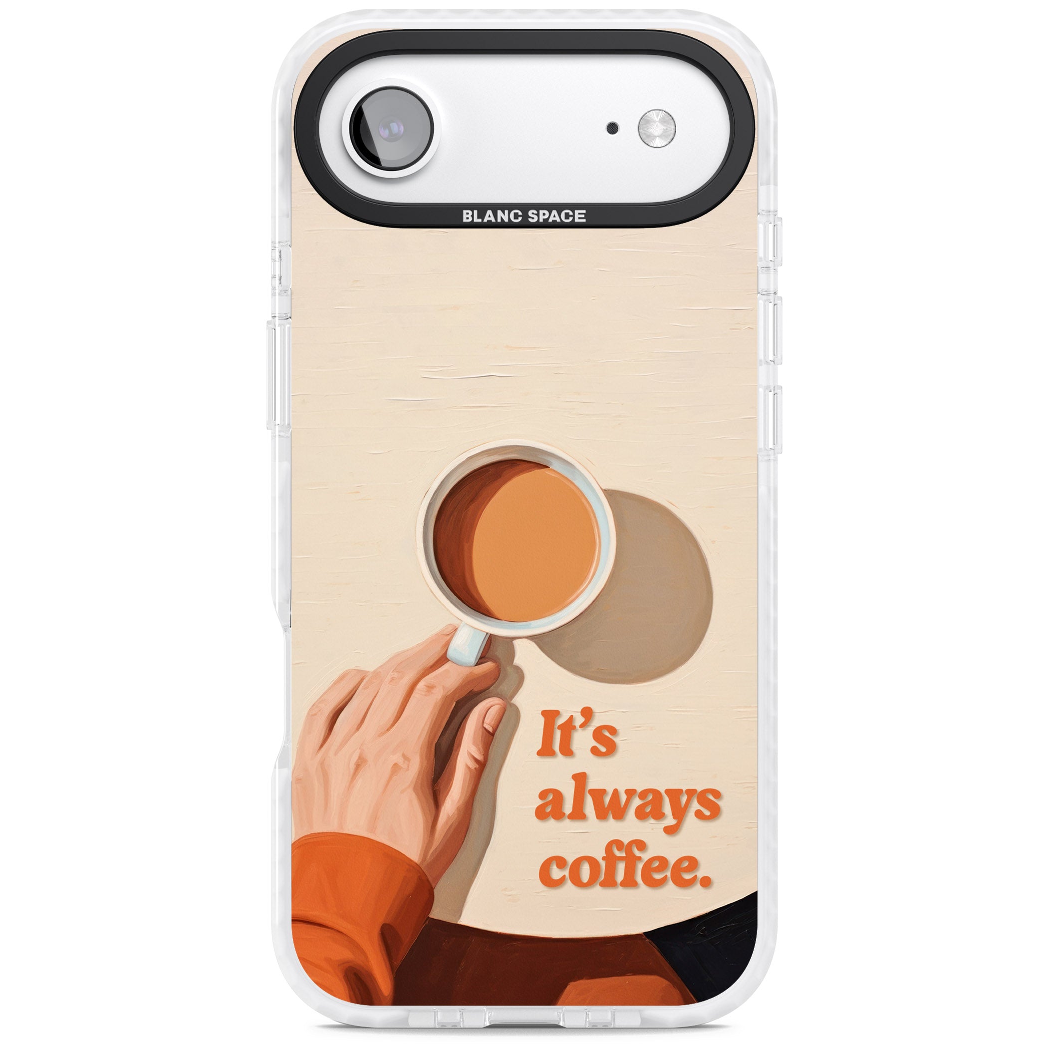 Its Always Coffee iPhone 17 Air Impact Pro Clear Phone Case