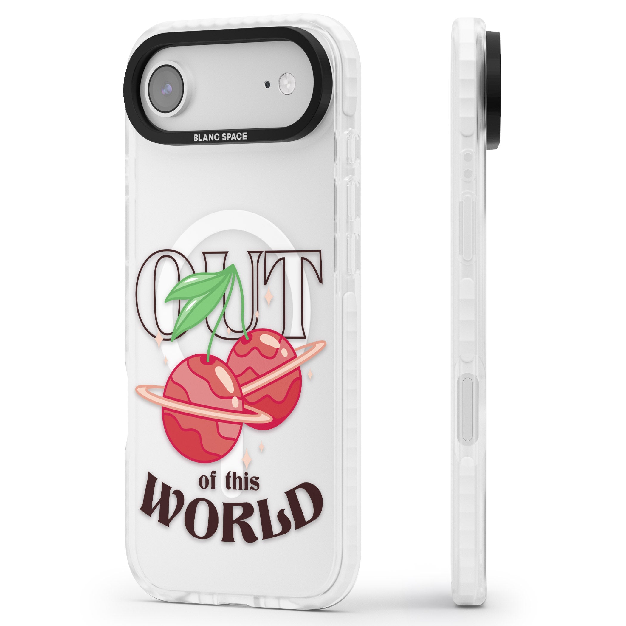 Out Of This World iPhone 17 Air Impact Pro Clear Phone Case Side Profile