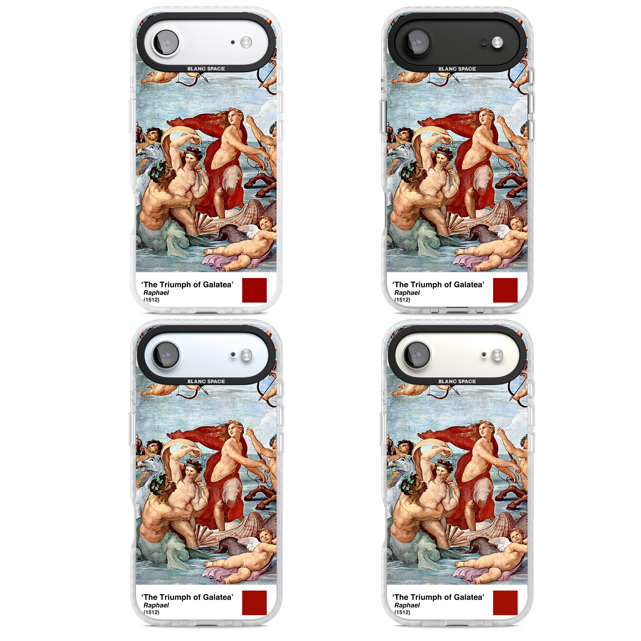 The Triumph Of Galatea iPhone 17 Air Impact Pro Clear Phone Case APT Impact Protection