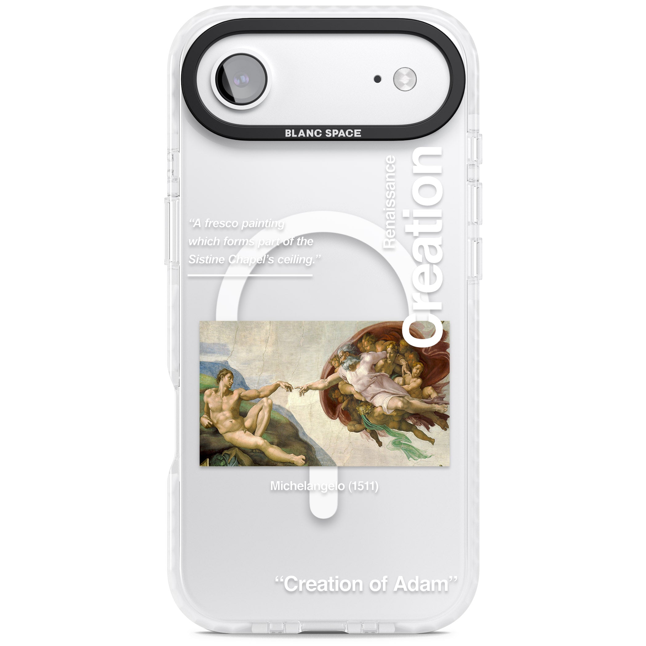 Creation Of Adam Michelangelo iPhone 17 Air Impact Pro Clear Phone Case