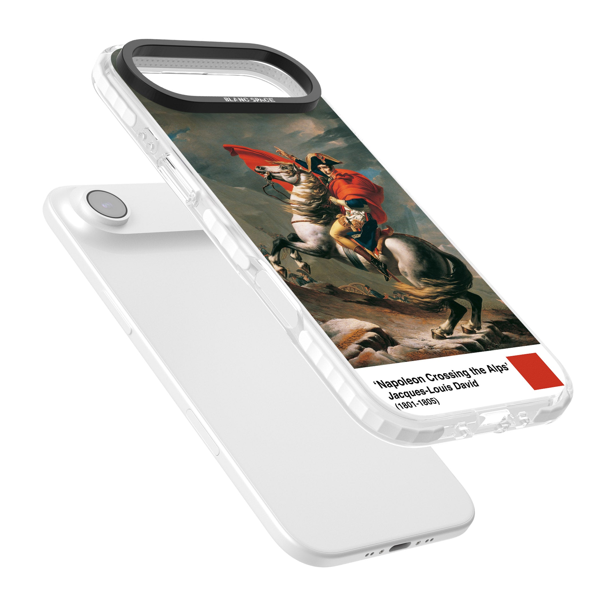 Napoleon Crossing The Alps iPhone 17 Air Impact Pro Clear Phone Case Colours