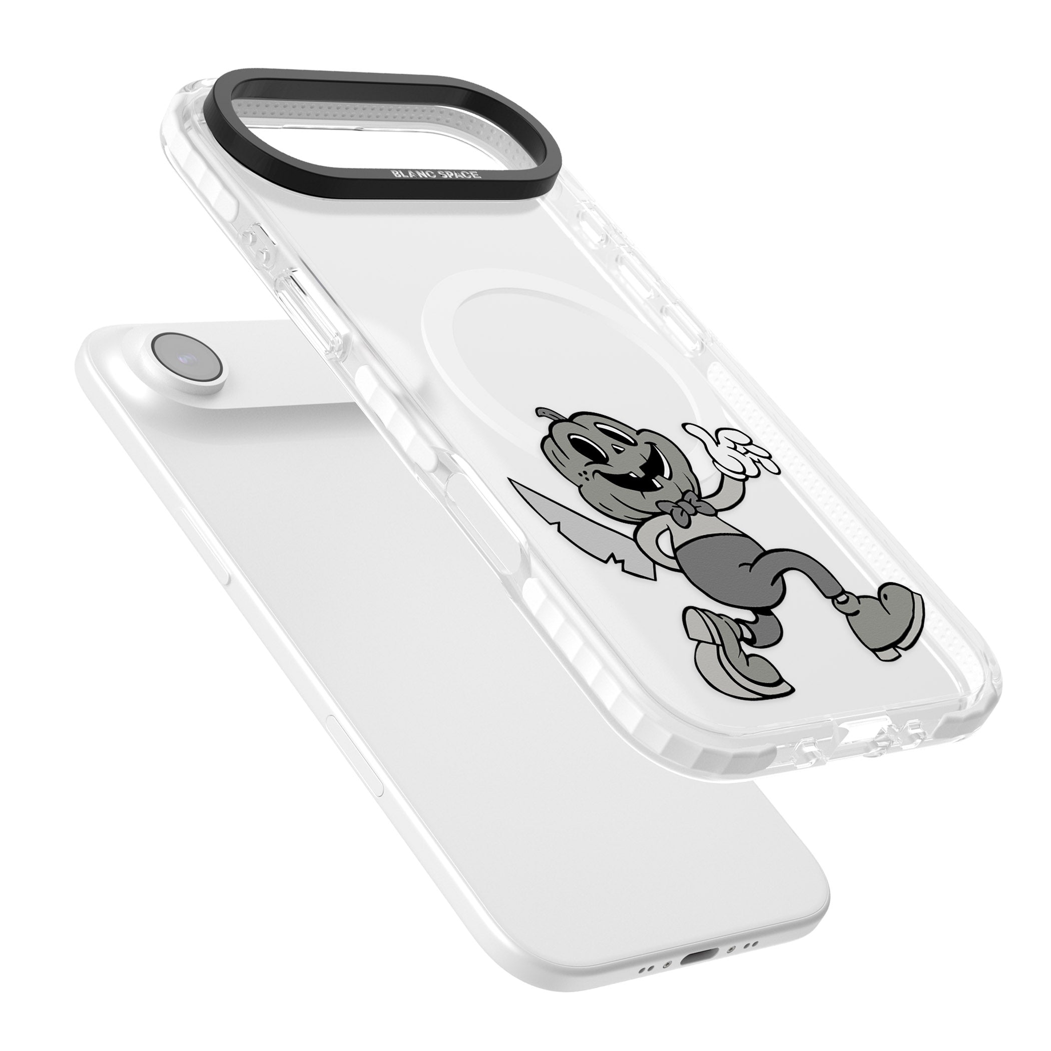 Jack O' Slasher iPhone 17 Air Impact Pro Clear Phone Case Colours